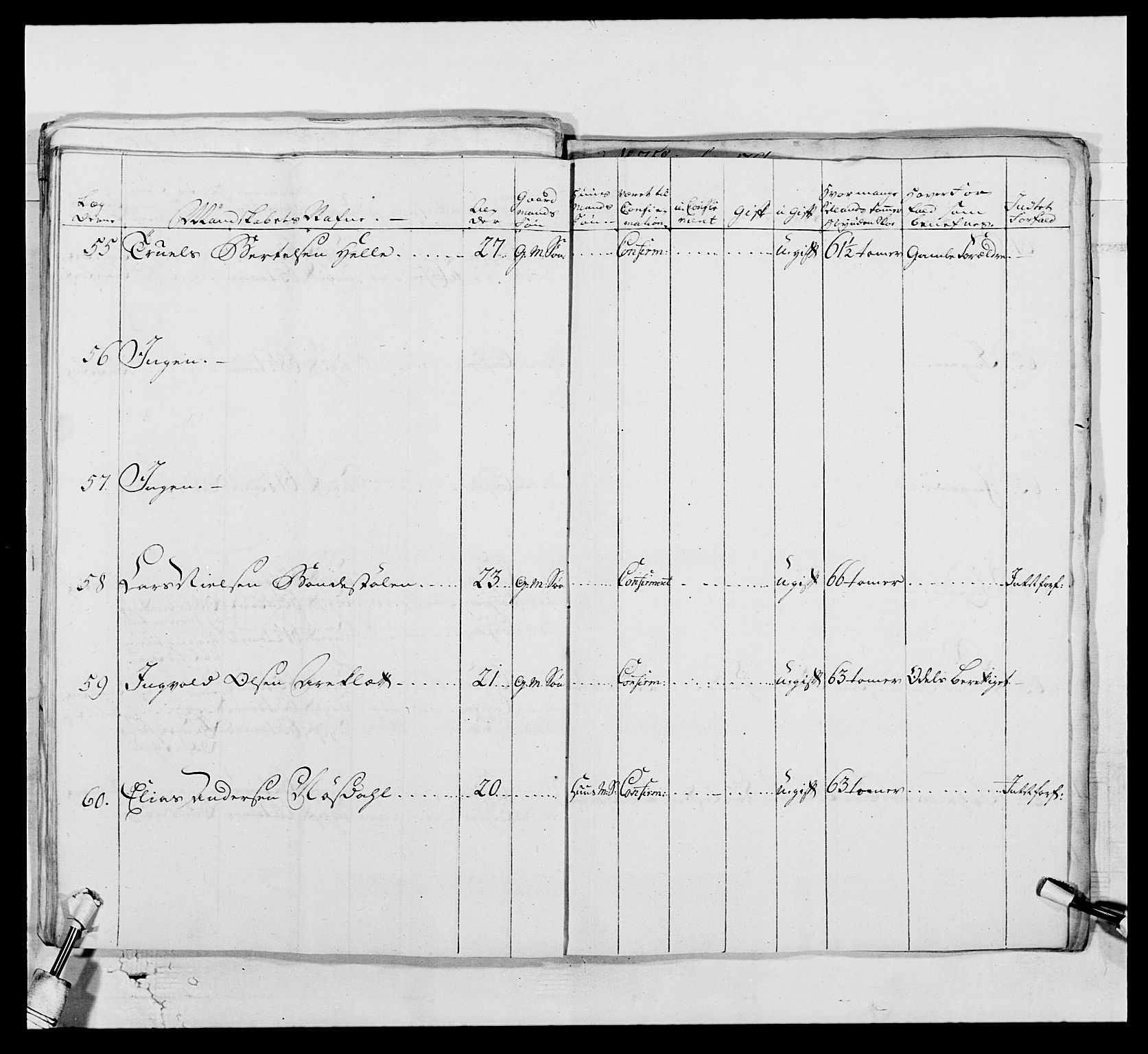 Kommanderende general (KG I) med Det norske krigsdirektorium, AV/RA-EA-5419/E/Ea/L0518: 1. Bergenhusiske regiment, 1760-1765, p. 119