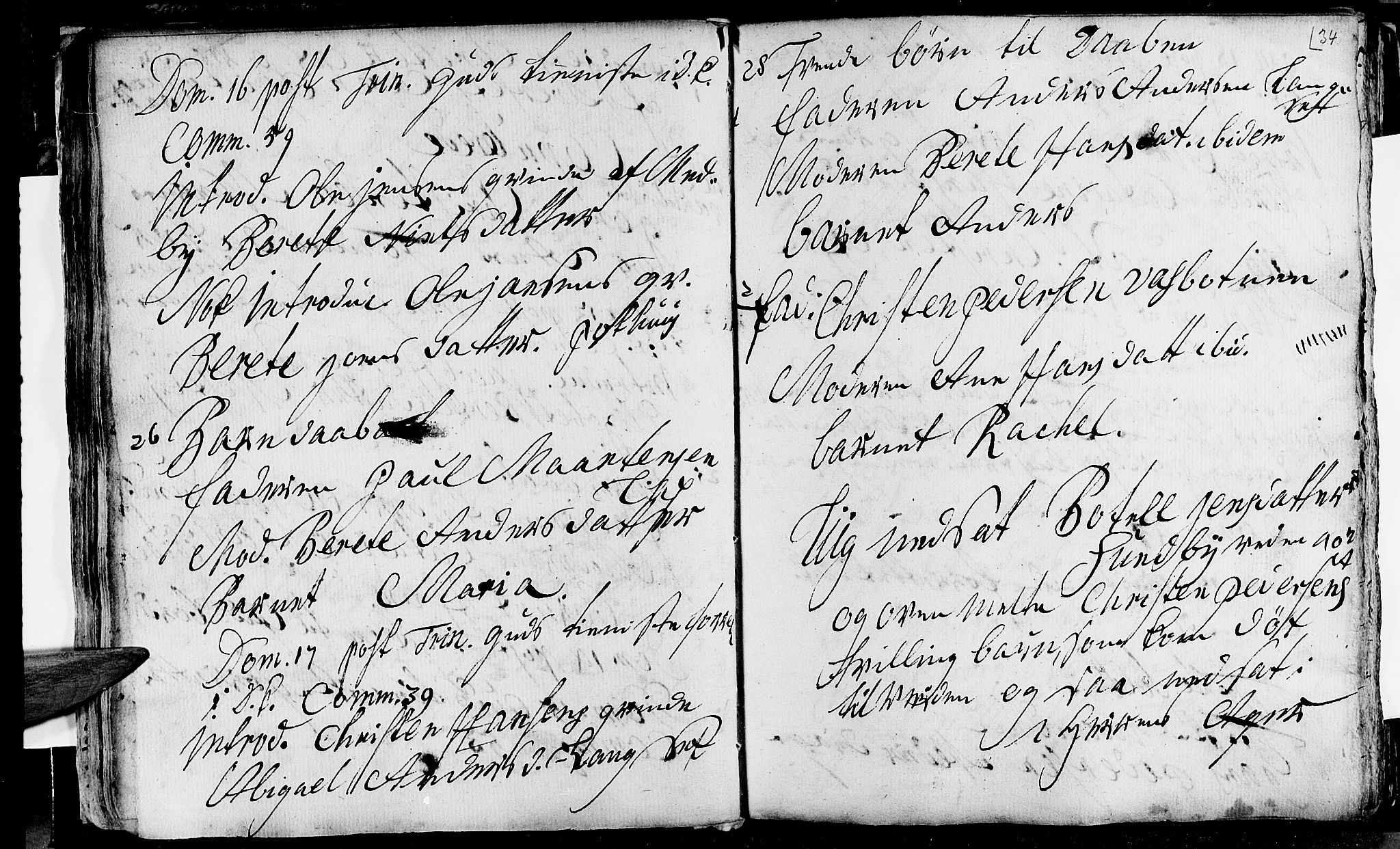 Ministerialprotokoller, klokkerbøker og fødselsregistre - Nordland, SAT/A-1459/847/L0662: Parish register (official) no. 847A02, 1735-1749, p. 34