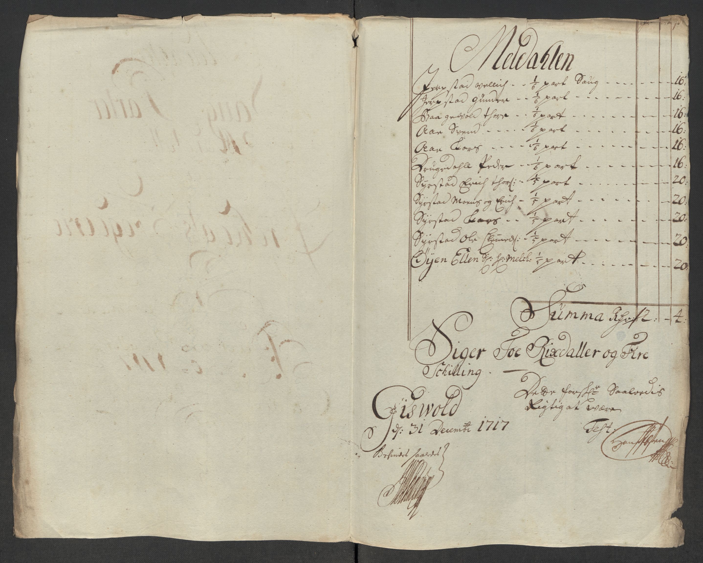 Rentekammeret inntil 1814, Reviderte regnskaper, Fogderegnskap, RA/EA-4092/R60/L3969: Fogderegnskap Orkdal og Gauldal, 1717, p. 150