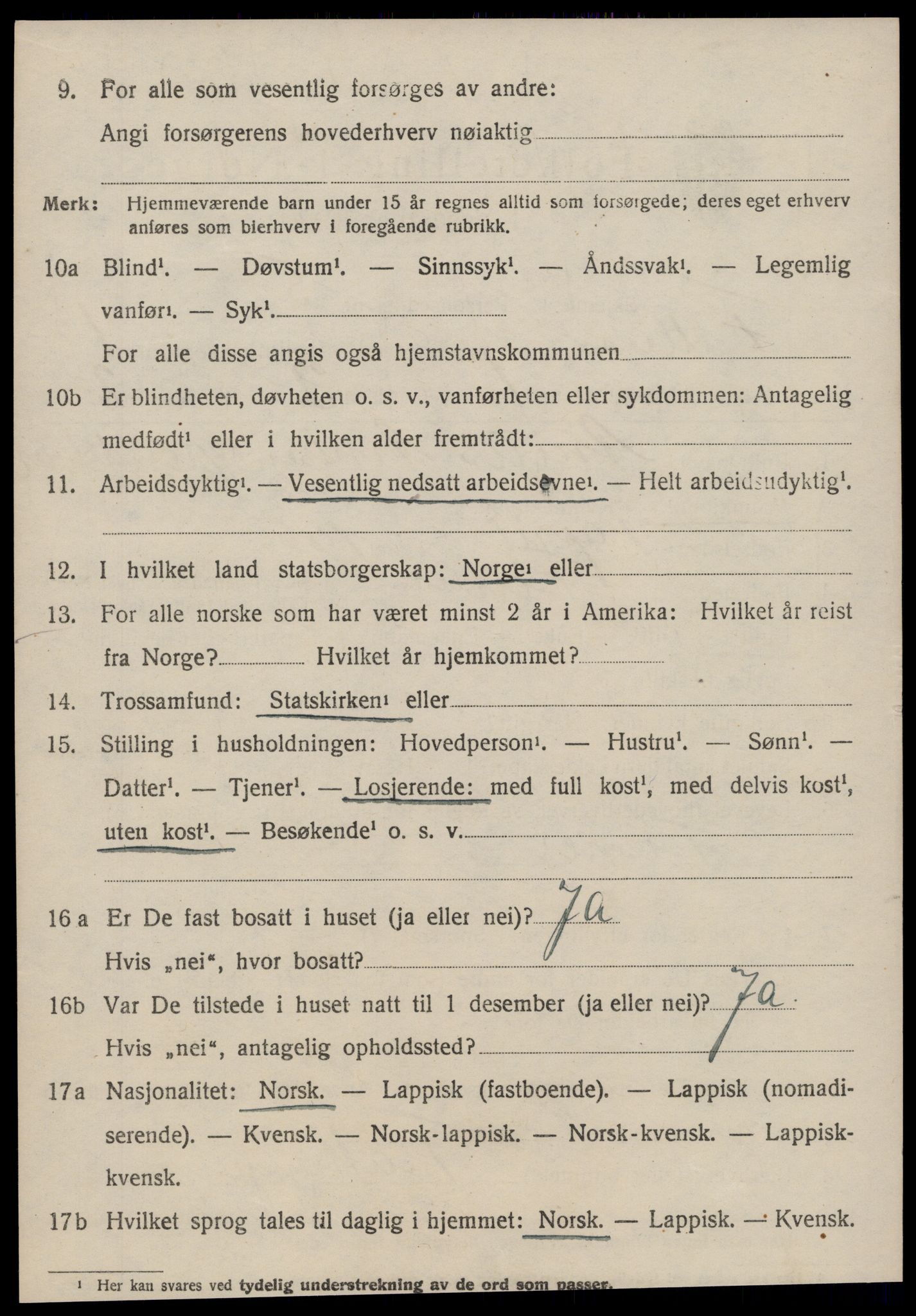 SAT, 1920 census for Fillan, 1920, p. 597