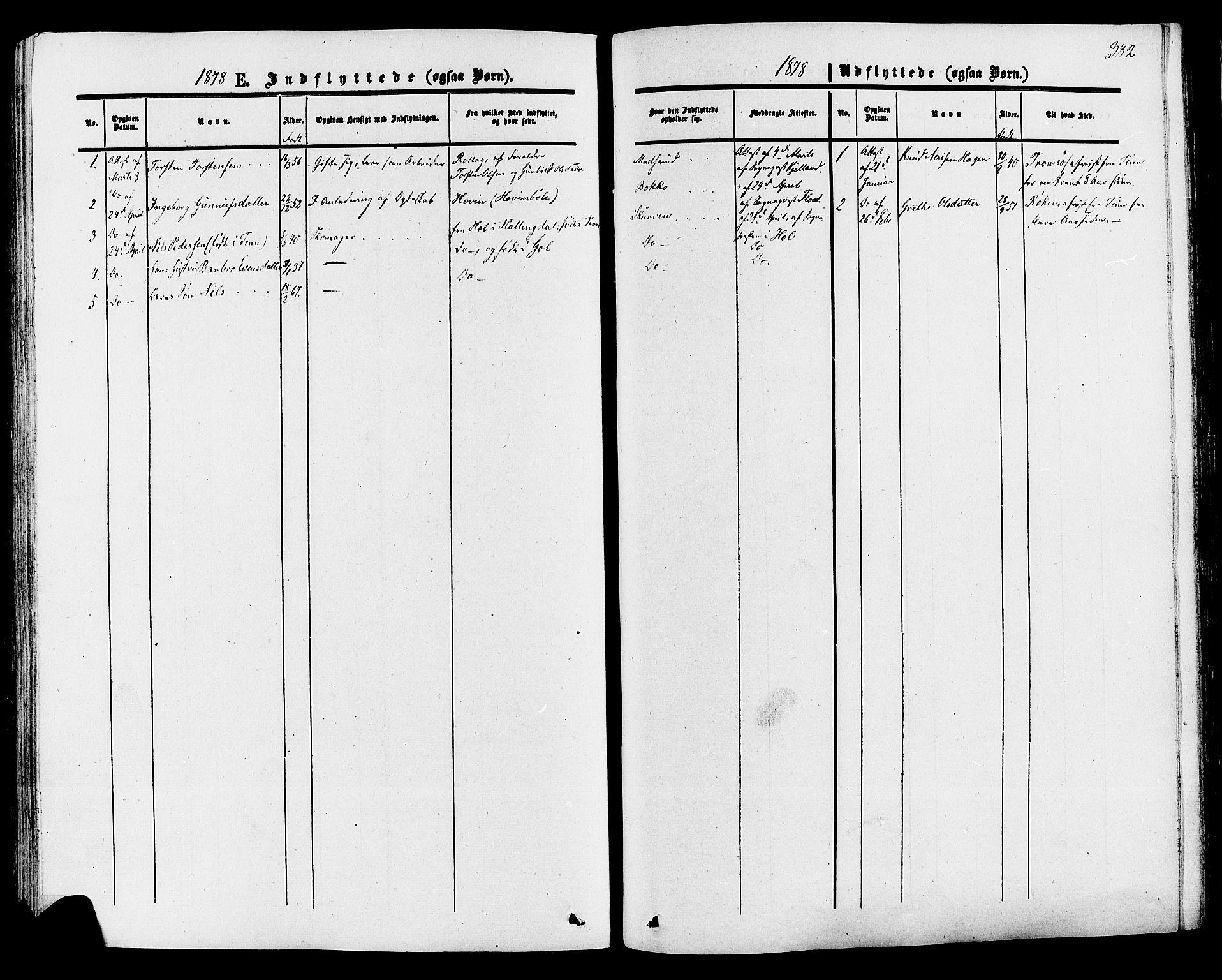 Tinn kirkebøker, SAKO/A-308/F/Fa/L0006: Parish register (official) no. I 6, 1857-1878, p. 382