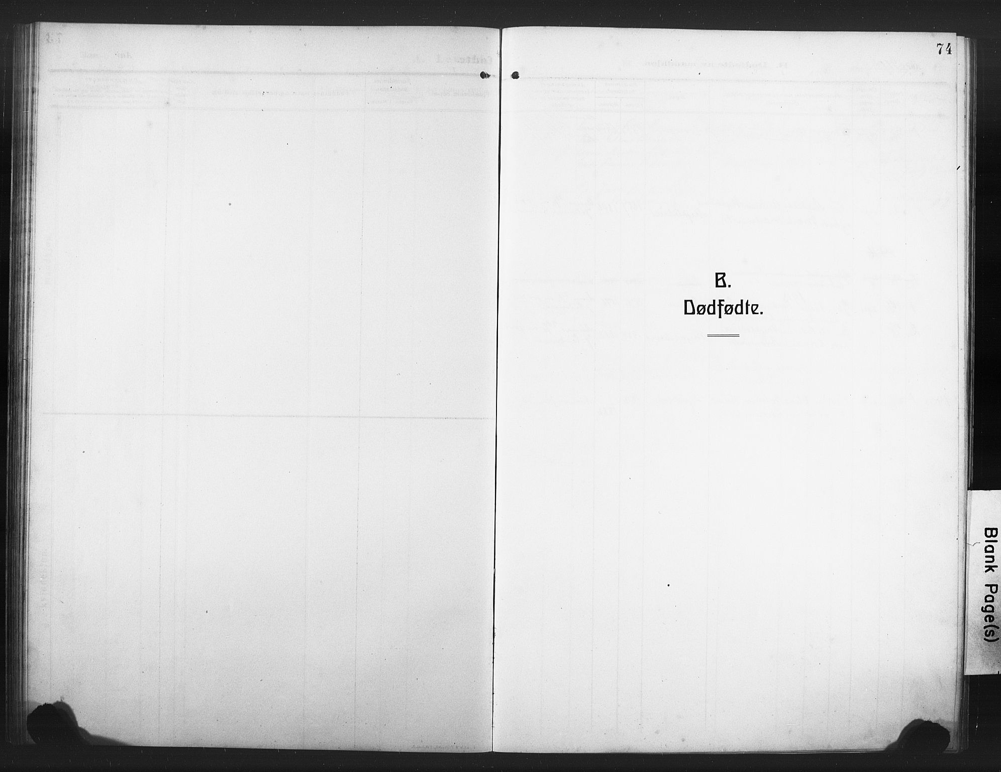 Ministerialprotokoller, klokkerbøker og fødselsregistre - Møre og Romsdal, SAT/A-1454/502/L0028: Parish register (copy) no. 502C02, 1909-1932, p. 74