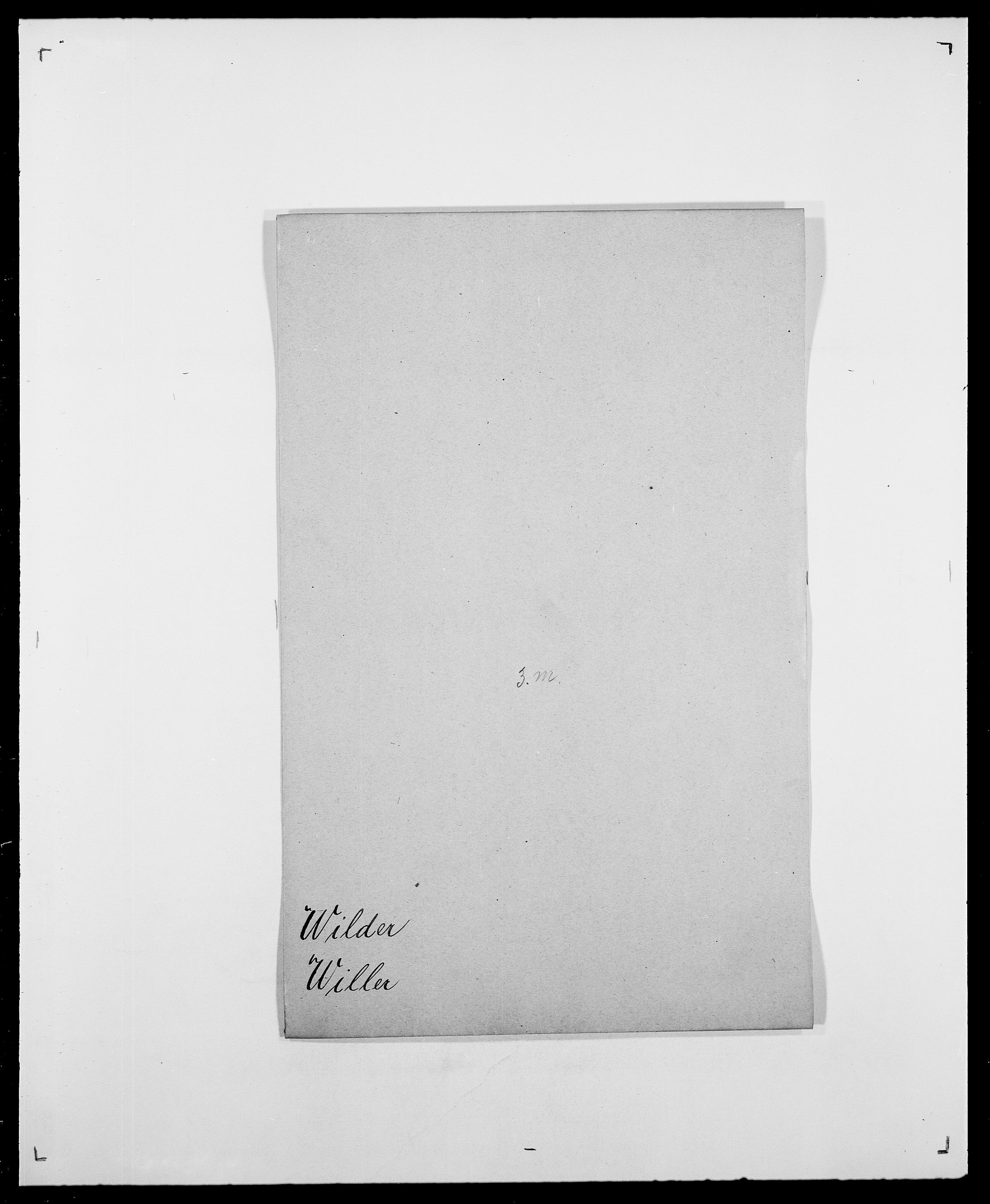 Delgobe, Charles Antoine - samling, SAO/PAO-0038/D/Da/L0042: Vilain - Wulf, Wulff, se også Wolf, p. 22