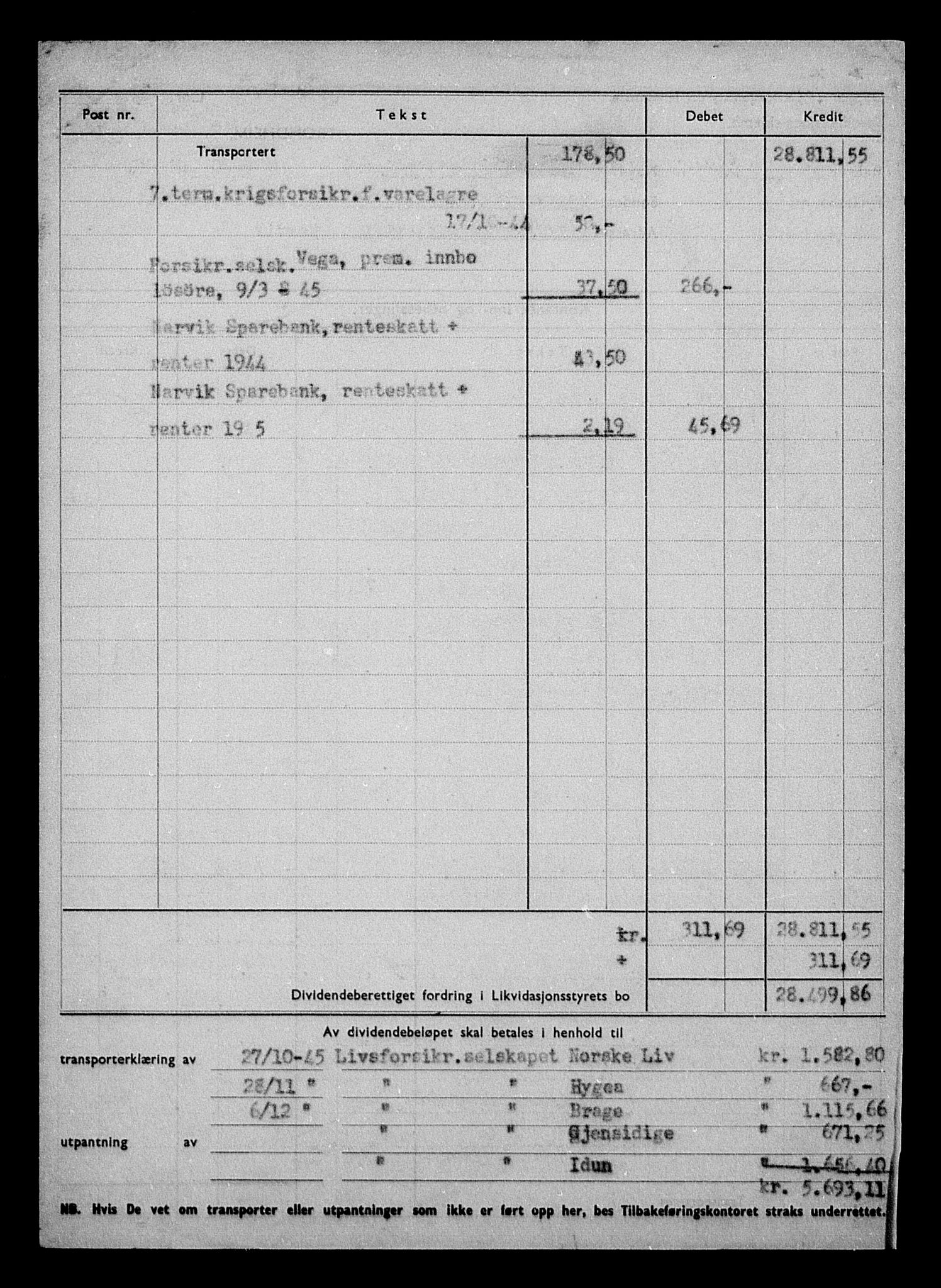 Justisdepartementet, Tilbakeføringskontoret for inndratte formuer, AV/RA-S-1564/H/Hc/Hcb/L0911: --, 1945-1947, p. 417