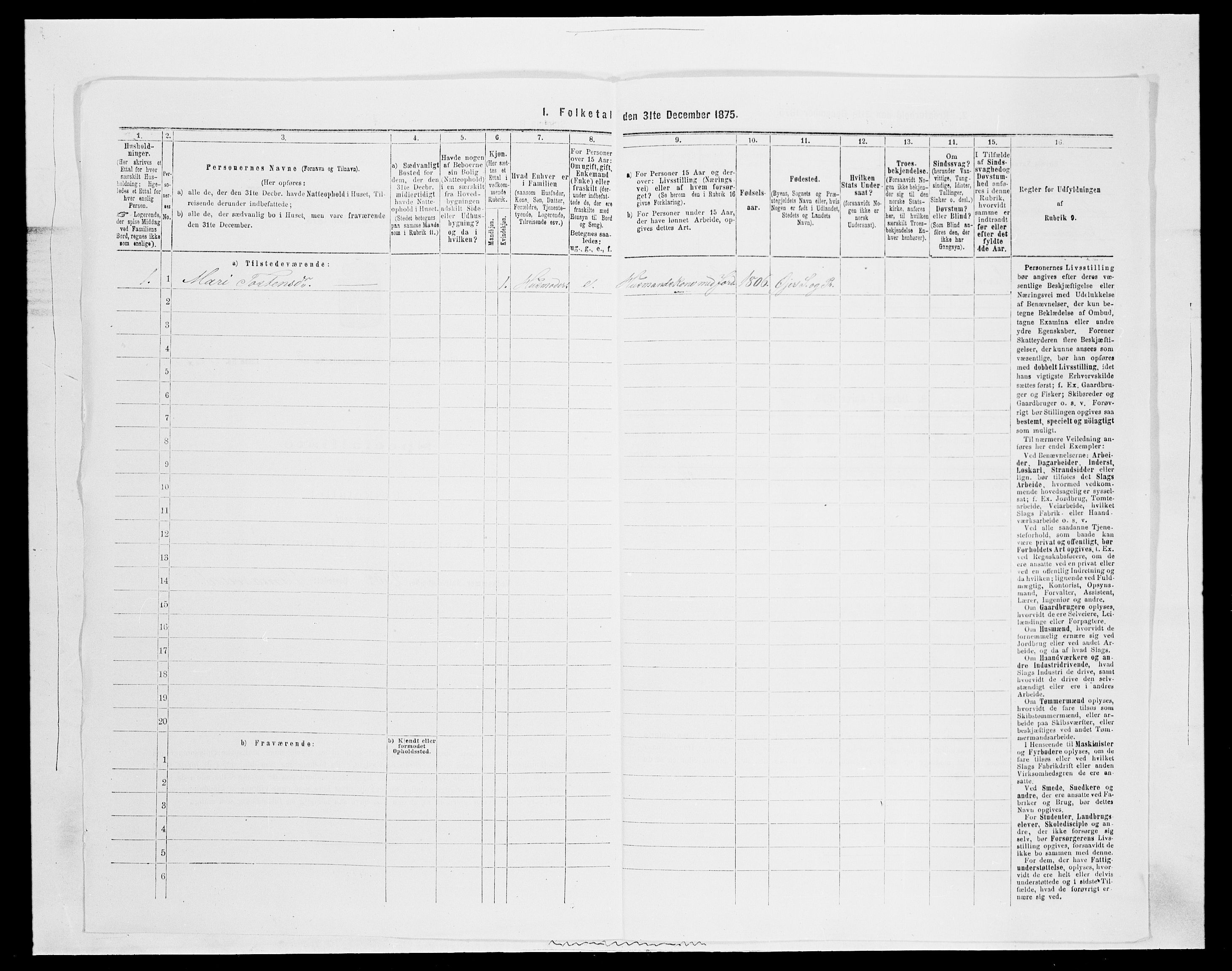 SAH, 1875 census for 0521P Øyer, 1875, p. 718