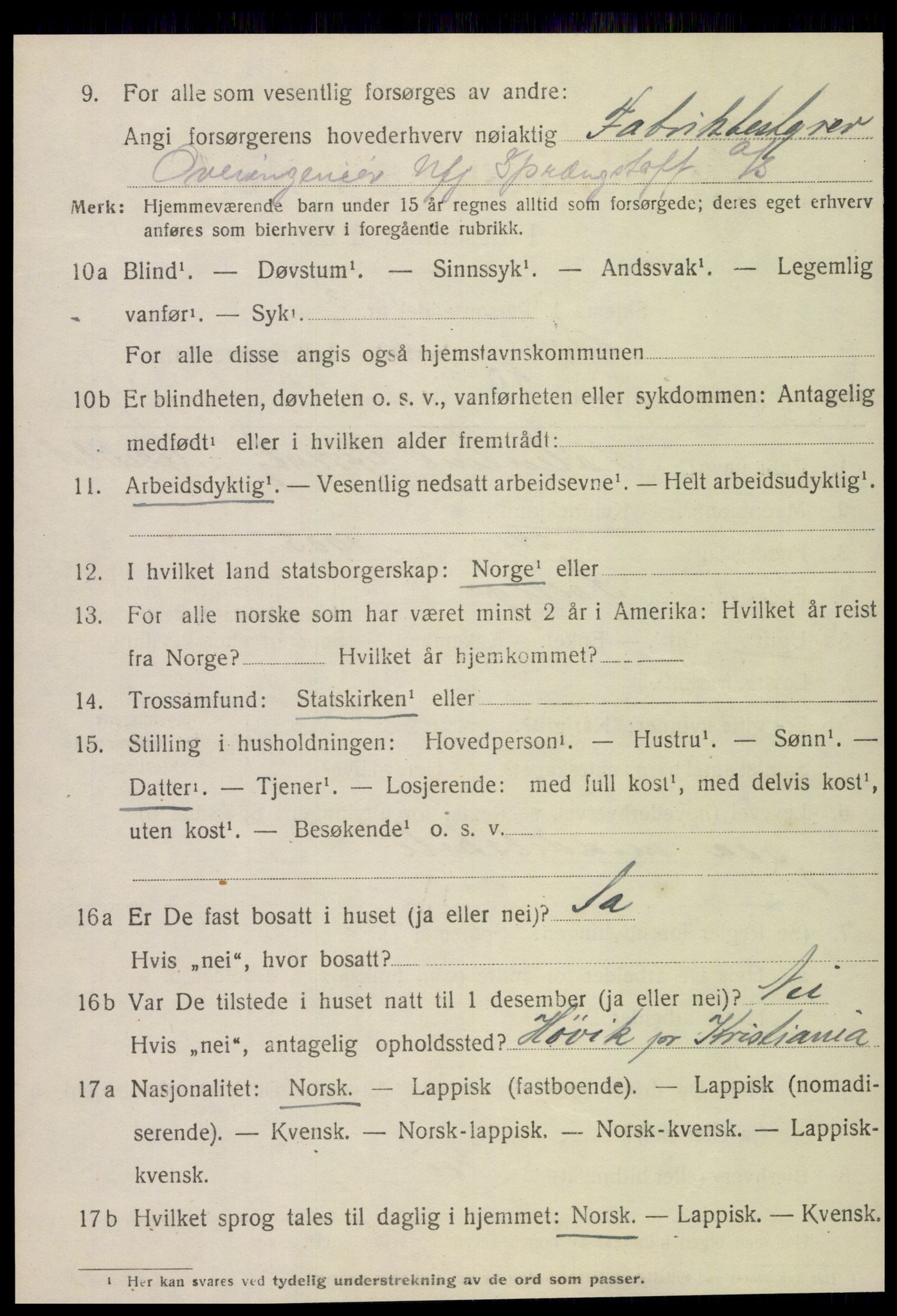 SAT, 1920 census for Åsen, 1920, p. 4323