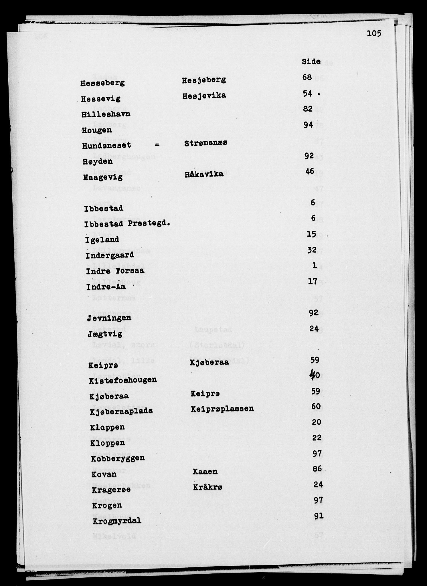 , Census 1825 for Ibestad, 1825, p. 105