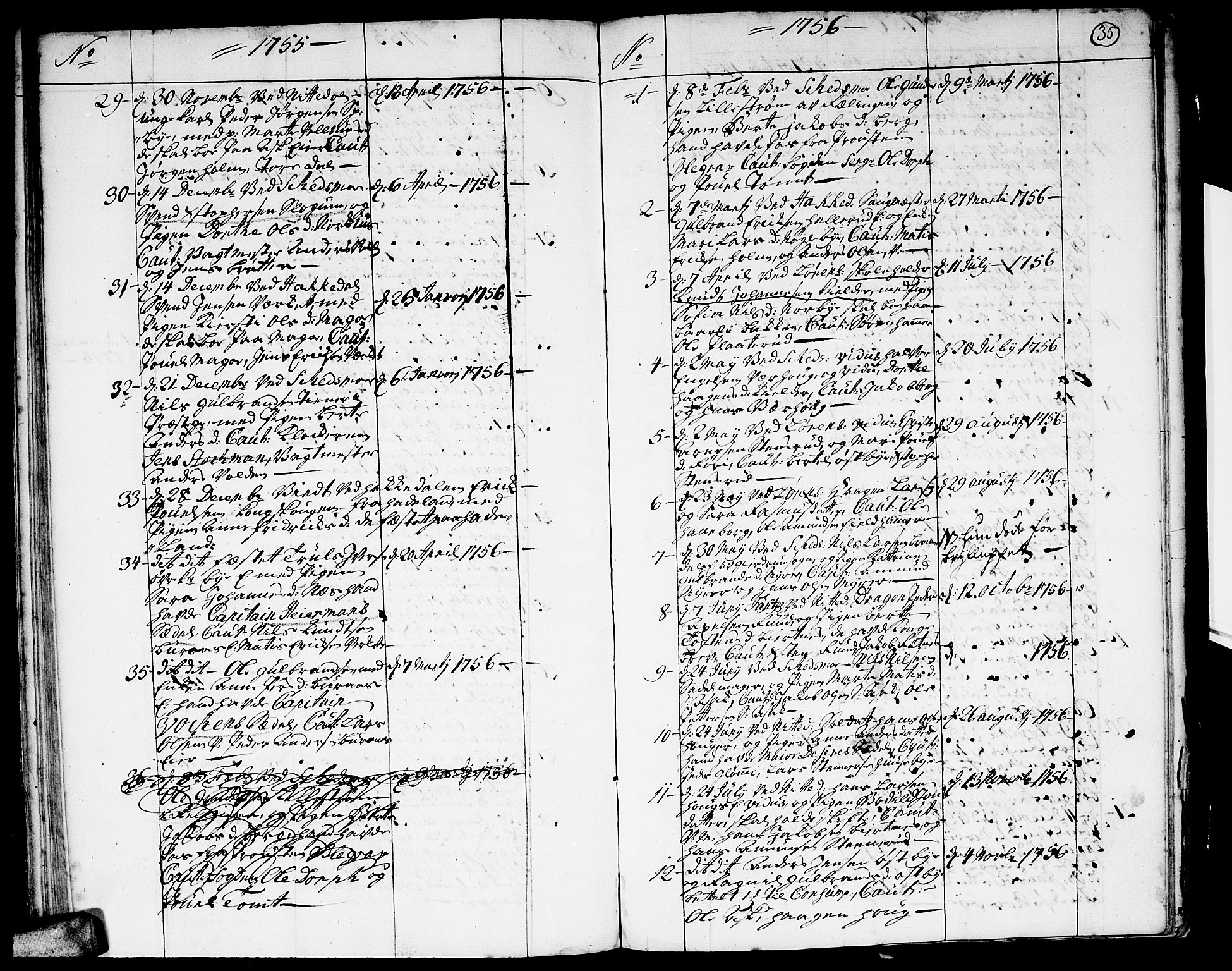 Skedsmo prestekontor Kirkebøker, SAO/A-10033a/F/Fa/L0004: Parish register (official) no. I 4, 1737-1768, p. 35