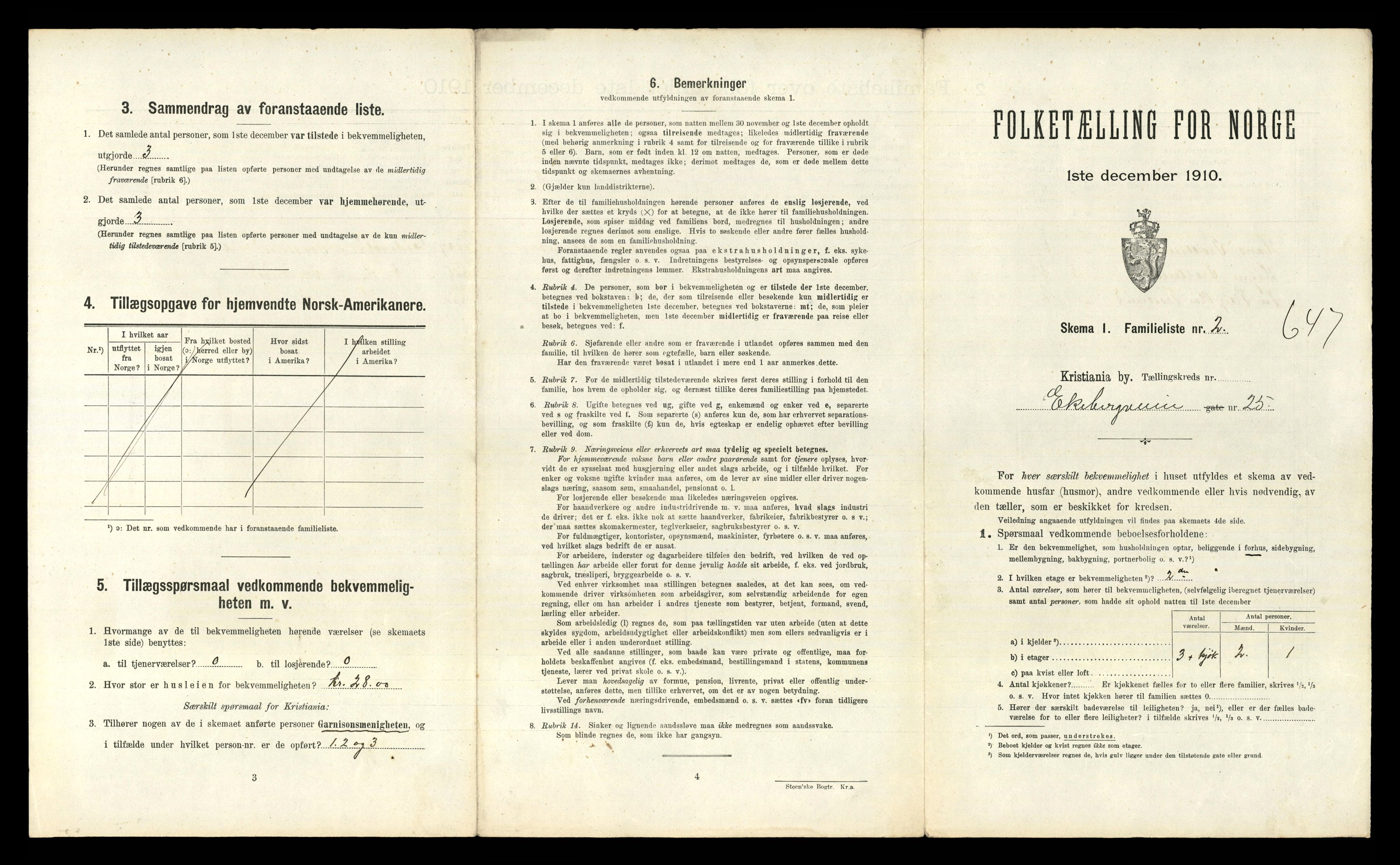 RA, 1910 census for Kristiania, 1910, p. 20193