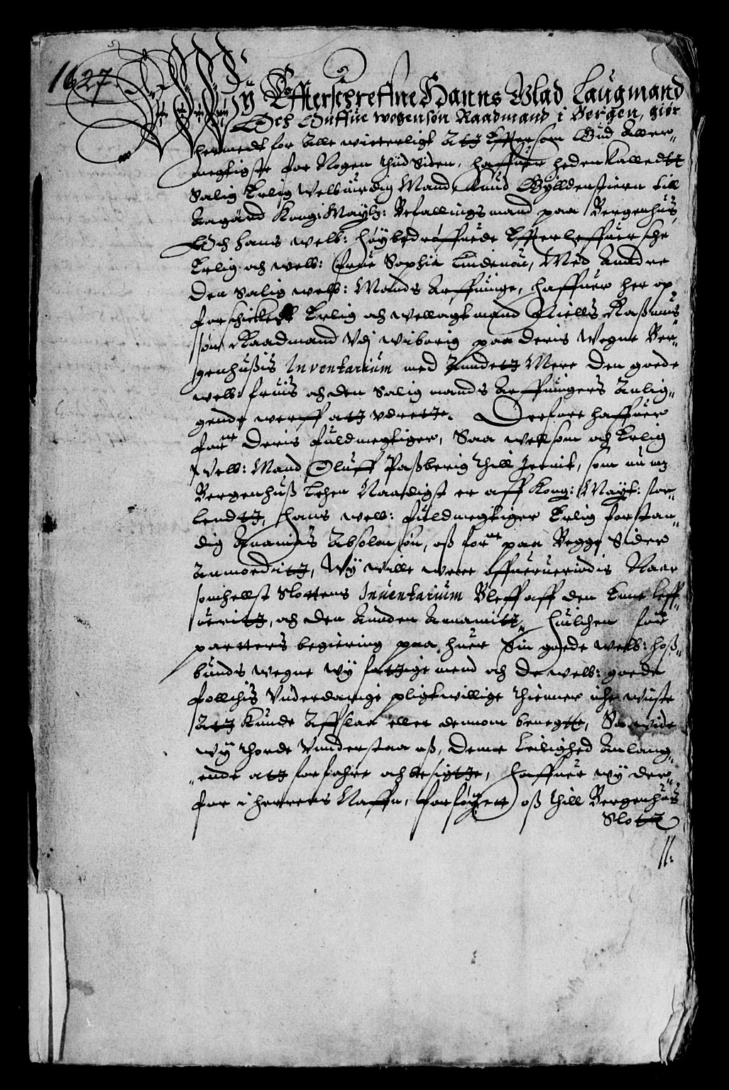 Rentekammeret inntil 1814, Reviderte regnskaper, Lensregnskaper, AV/RA-EA-5023/R/Rb/Rbt/L0043: Bergenhus len, 1619-1628