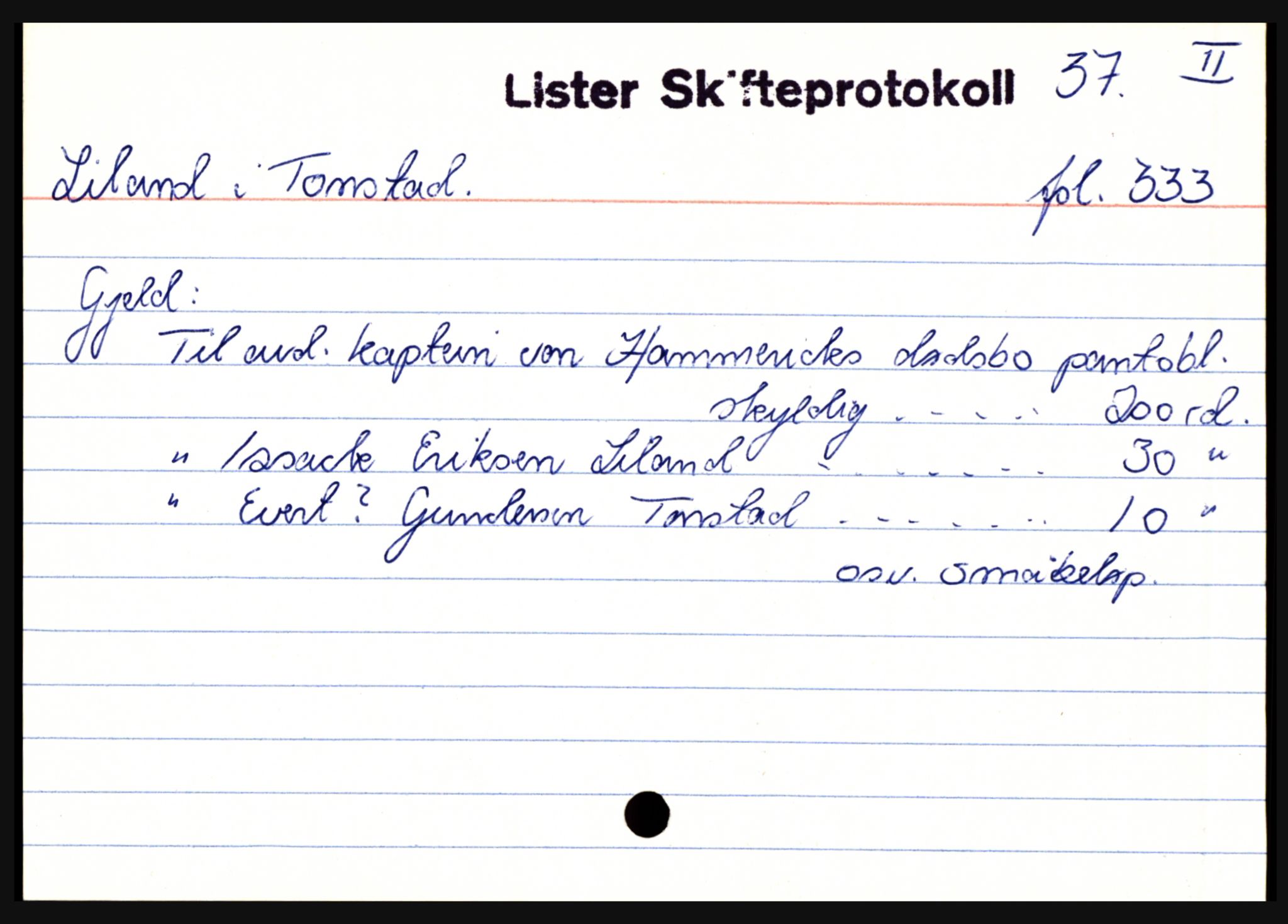 Lister sorenskriveri, AV/SAK-1221-0003/H, p. 23337