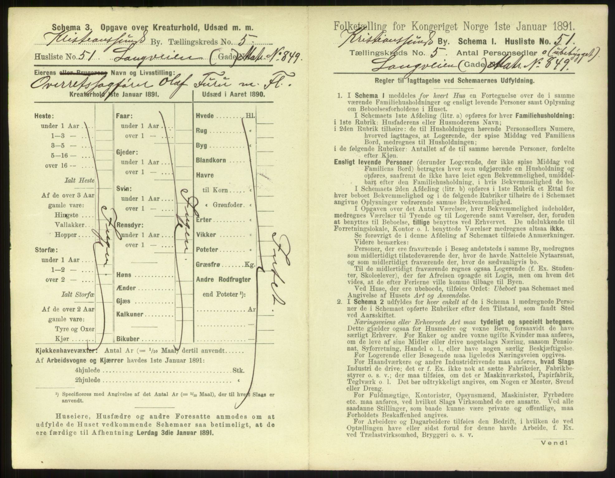 RA, 1891 census for 1503 Kristiansund, 1891, p. 530