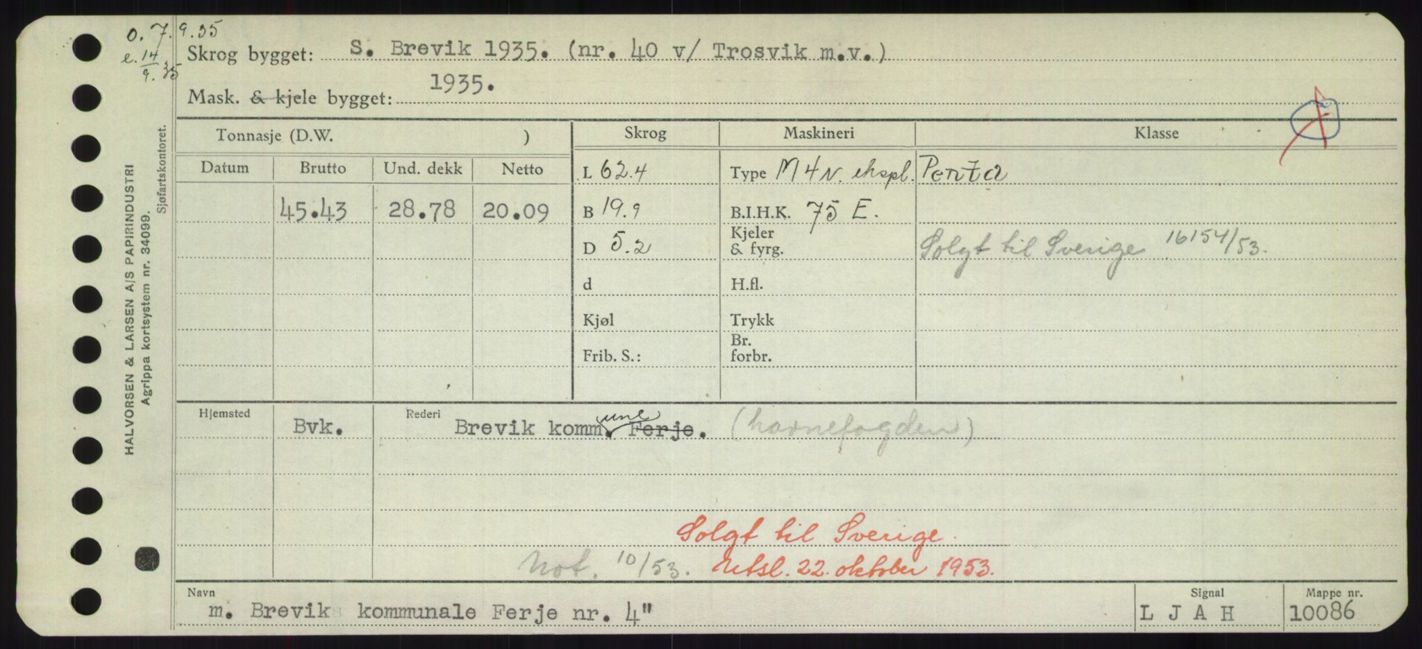 Sjøfartsdirektoratet med forløpere, Skipsmålingen, RA/S-1627/H/Hd/L0005: Fartøy, Br-Byg, p. 247