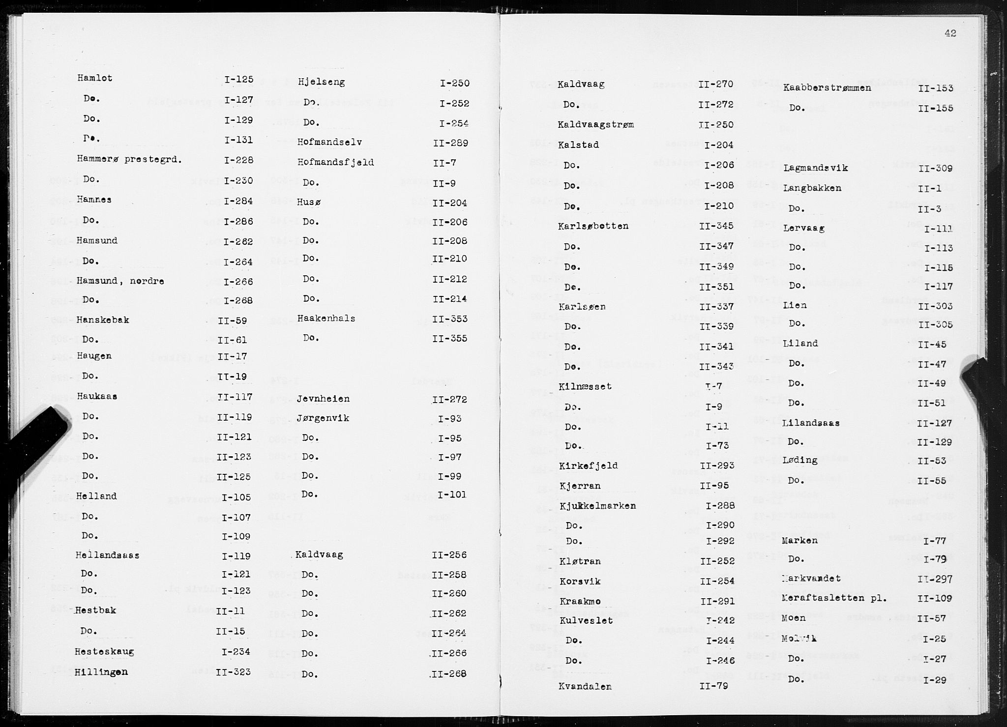 SAT, 1875 census for 1849P Hamarøy, 1875, p. 42