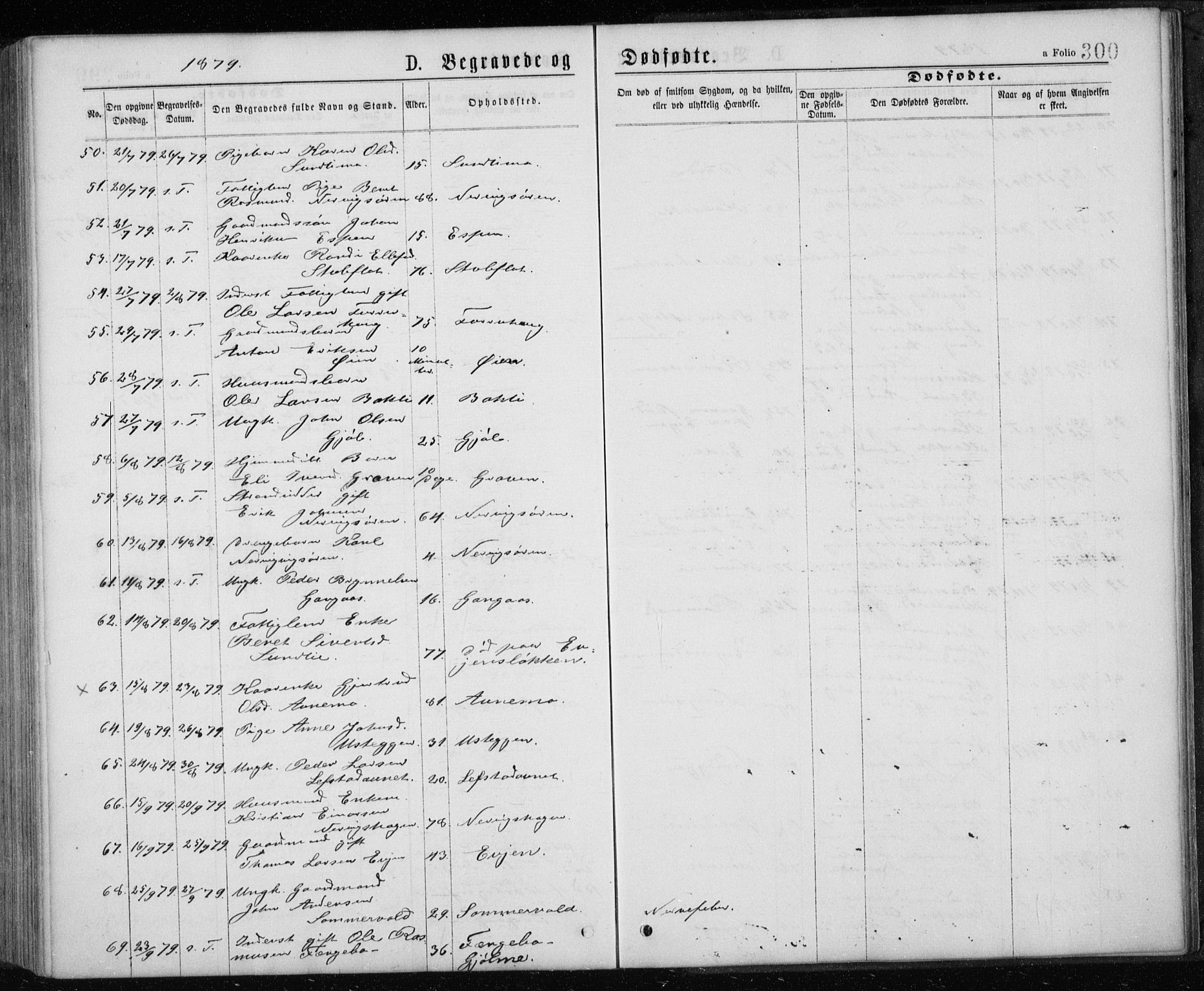 Ministerialprotokoller, klokkerbøker og fødselsregistre - Sør-Trøndelag, AV/SAT-A-1456/668/L0817: Parish register (copy) no. 668C06, 1873-1884, p. 300