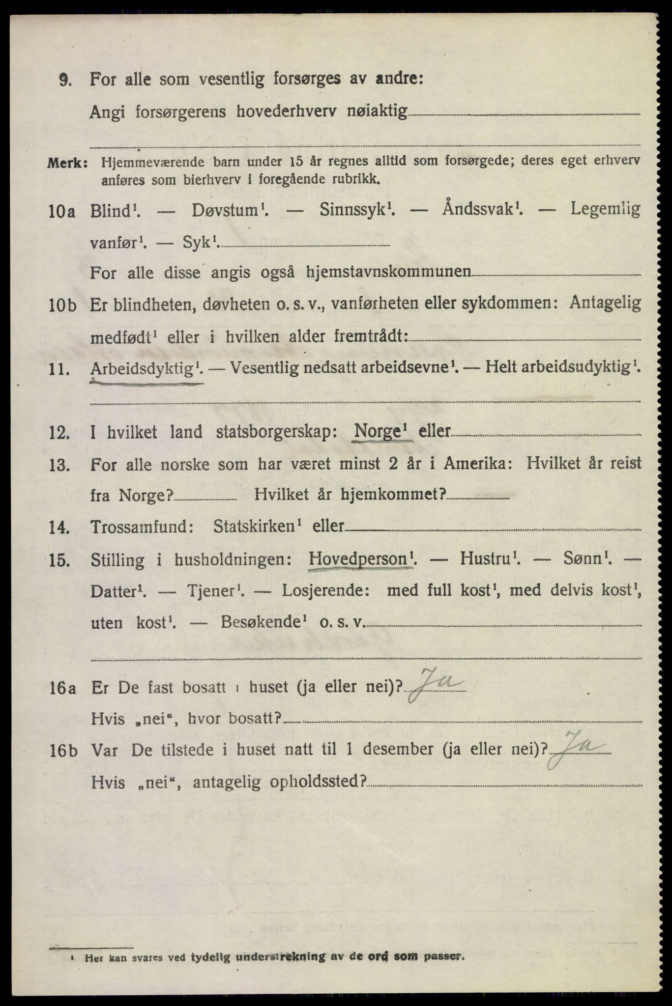 SAKO, 1920 census for Solum, 1920, p. 7679