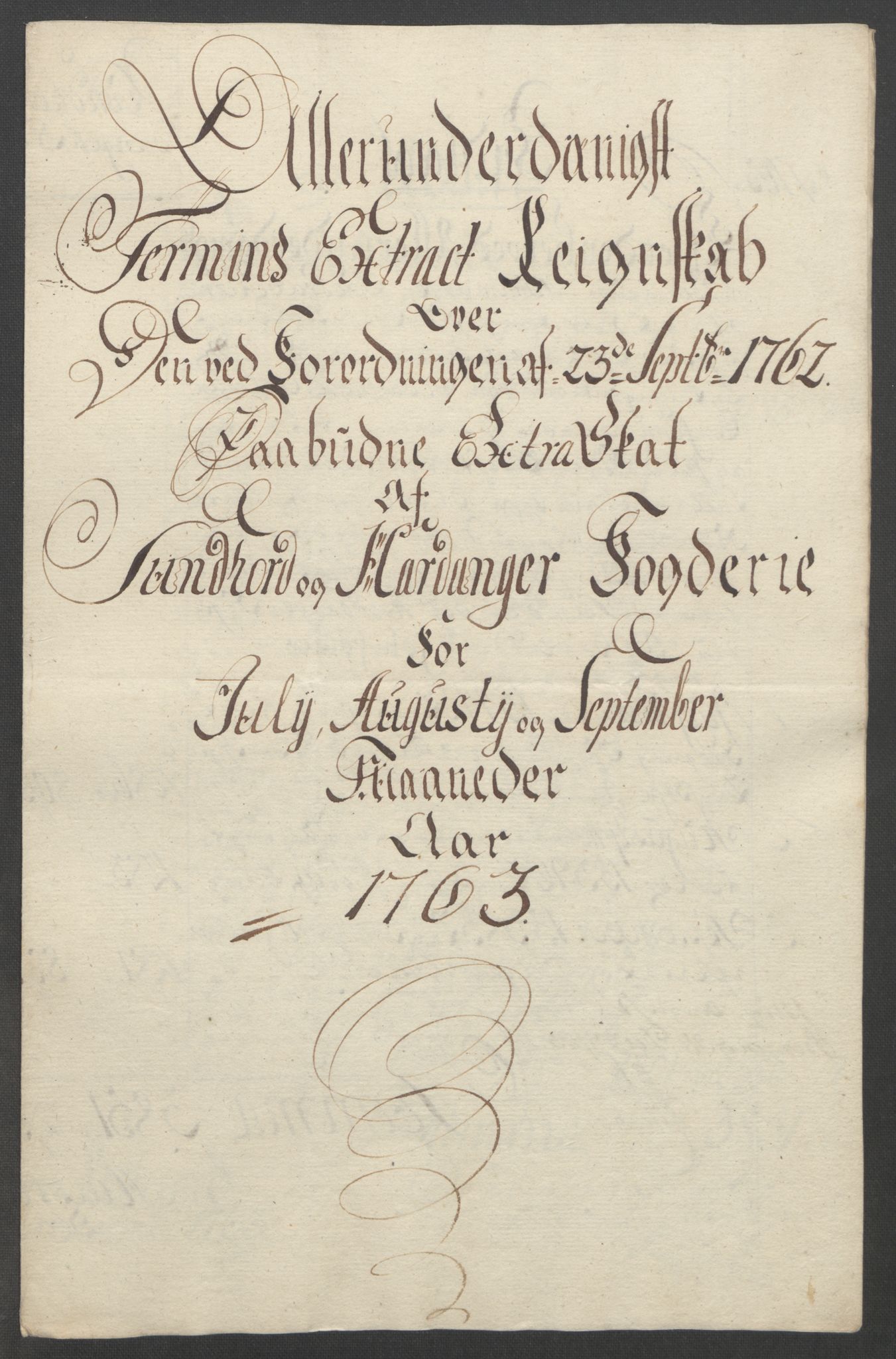 Rentekammeret inntil 1814, Reviderte regnskaper, Fogderegnskap, AV/RA-EA-4092/R48/L3136: Ekstraskatten Sunnhordland og Hardanger, 1762-1772, p. 29