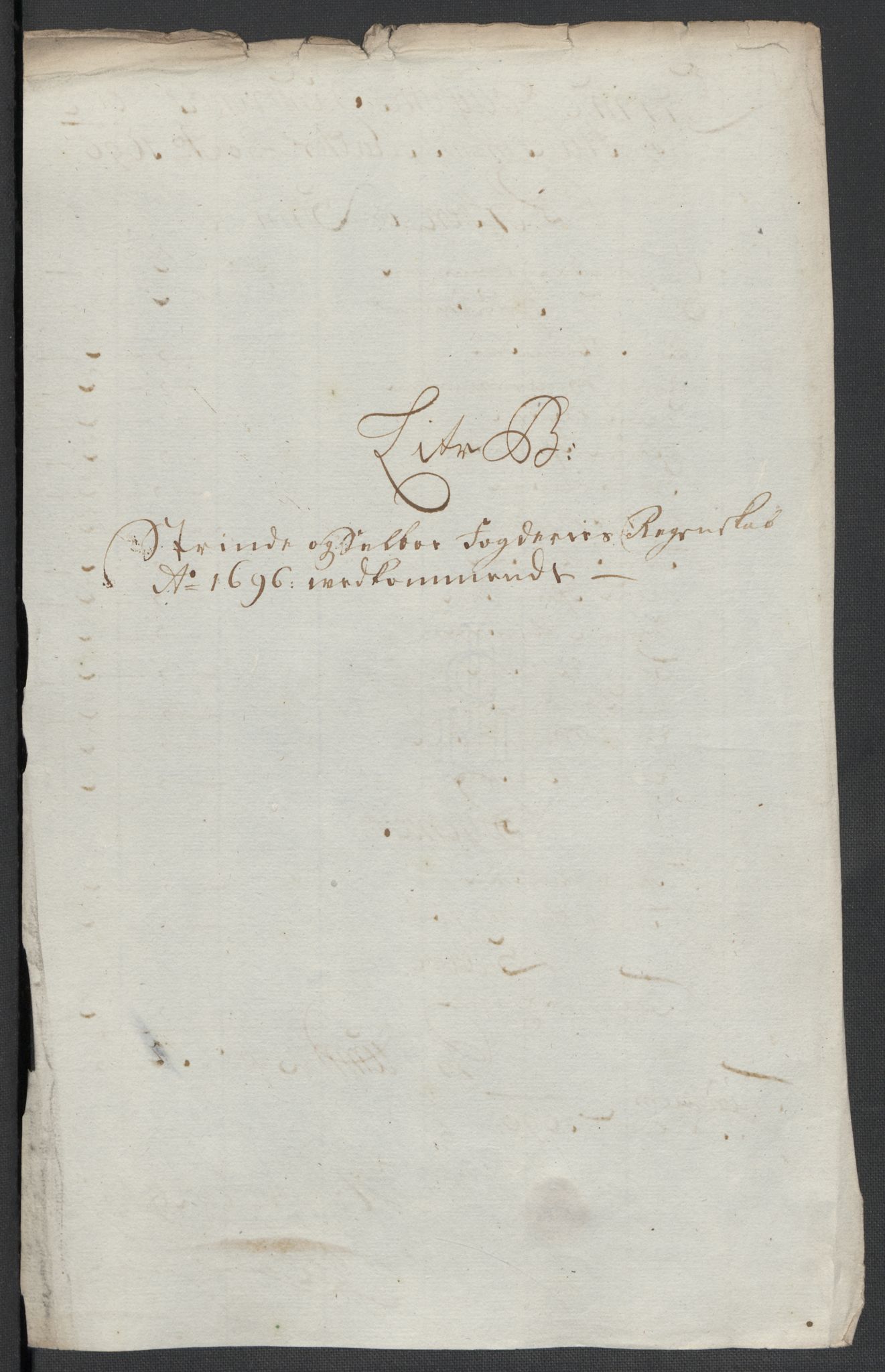 Rentekammeret inntil 1814, Reviderte regnskaper, Fogderegnskap, AV/RA-EA-4092/R61/L4106: Fogderegnskap Strinda og Selbu, 1696-1697, p. 31