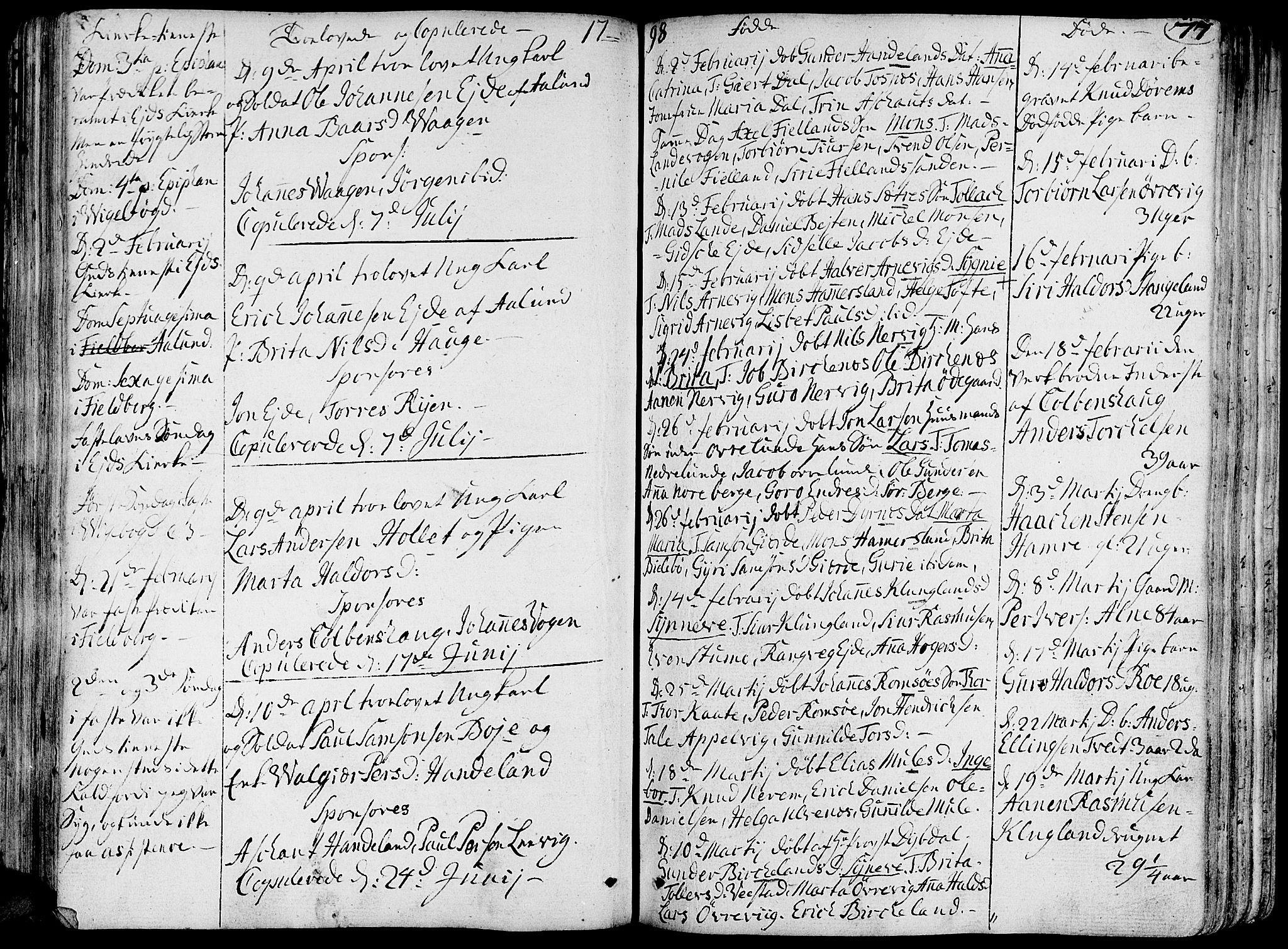 Fjelberg sokneprestembete, SAB/A-75201/H/Haa: Parish register (official) no. A 3, 1788-1815, p. 77