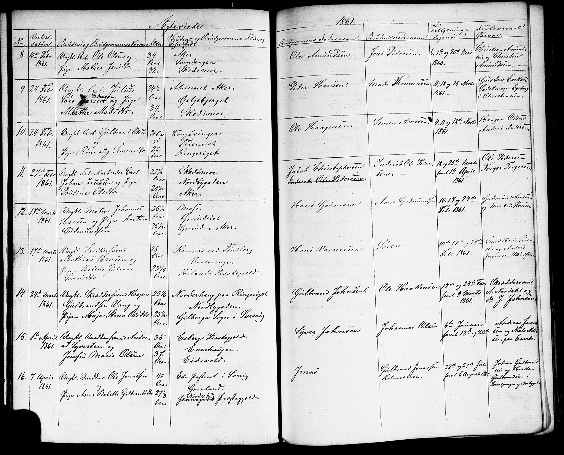 Grønland prestekontor Kirkebøker, SAO/A-10848/G/Ga/L0001: Parish register (copy) no. 1, 1859-1861