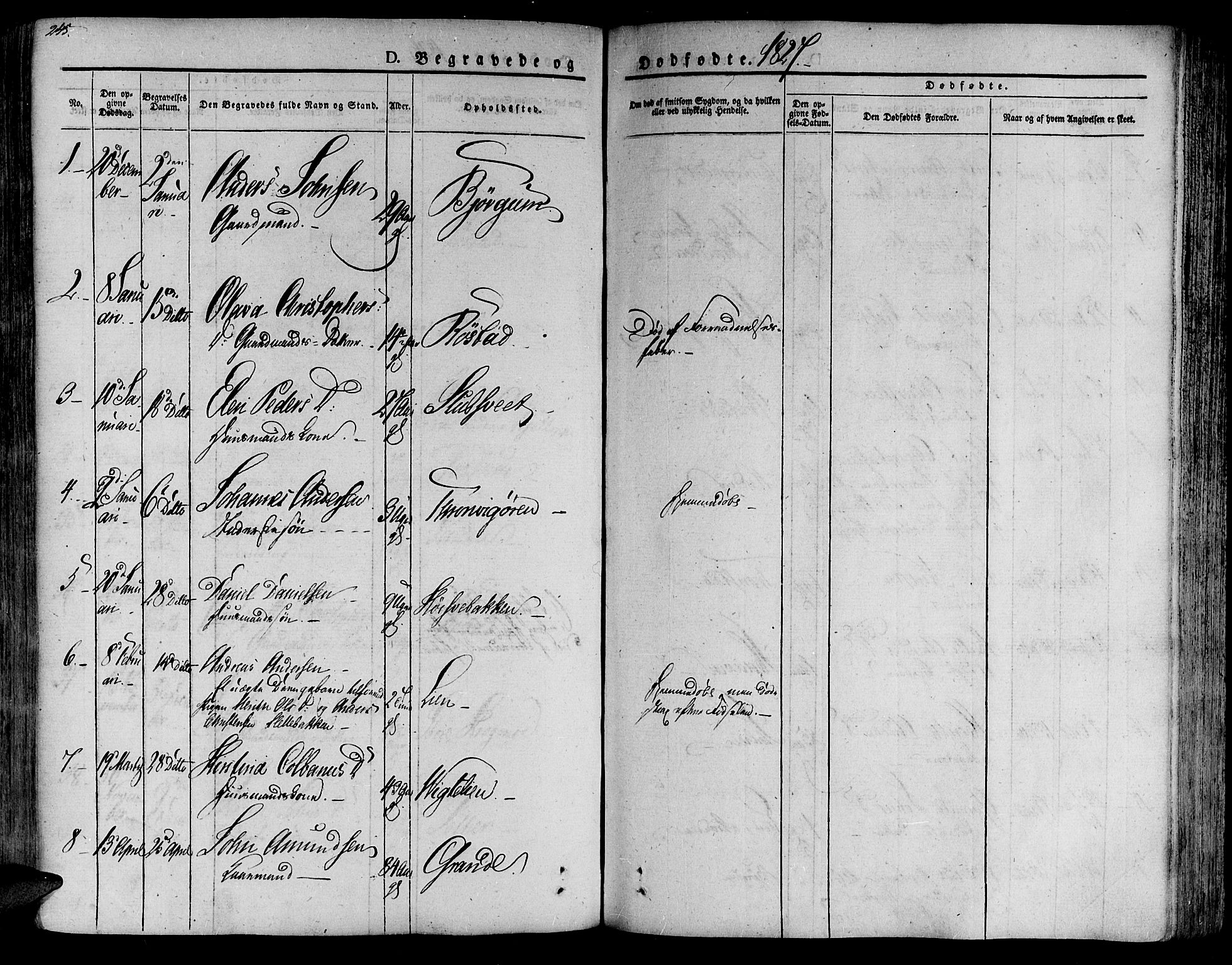 Ministerialprotokoller, klokkerbøker og fødselsregistre - Nord-Trøndelag, SAT/A-1458/701/L0006: Parish register (official) no. 701A06, 1825-1841, p. 245