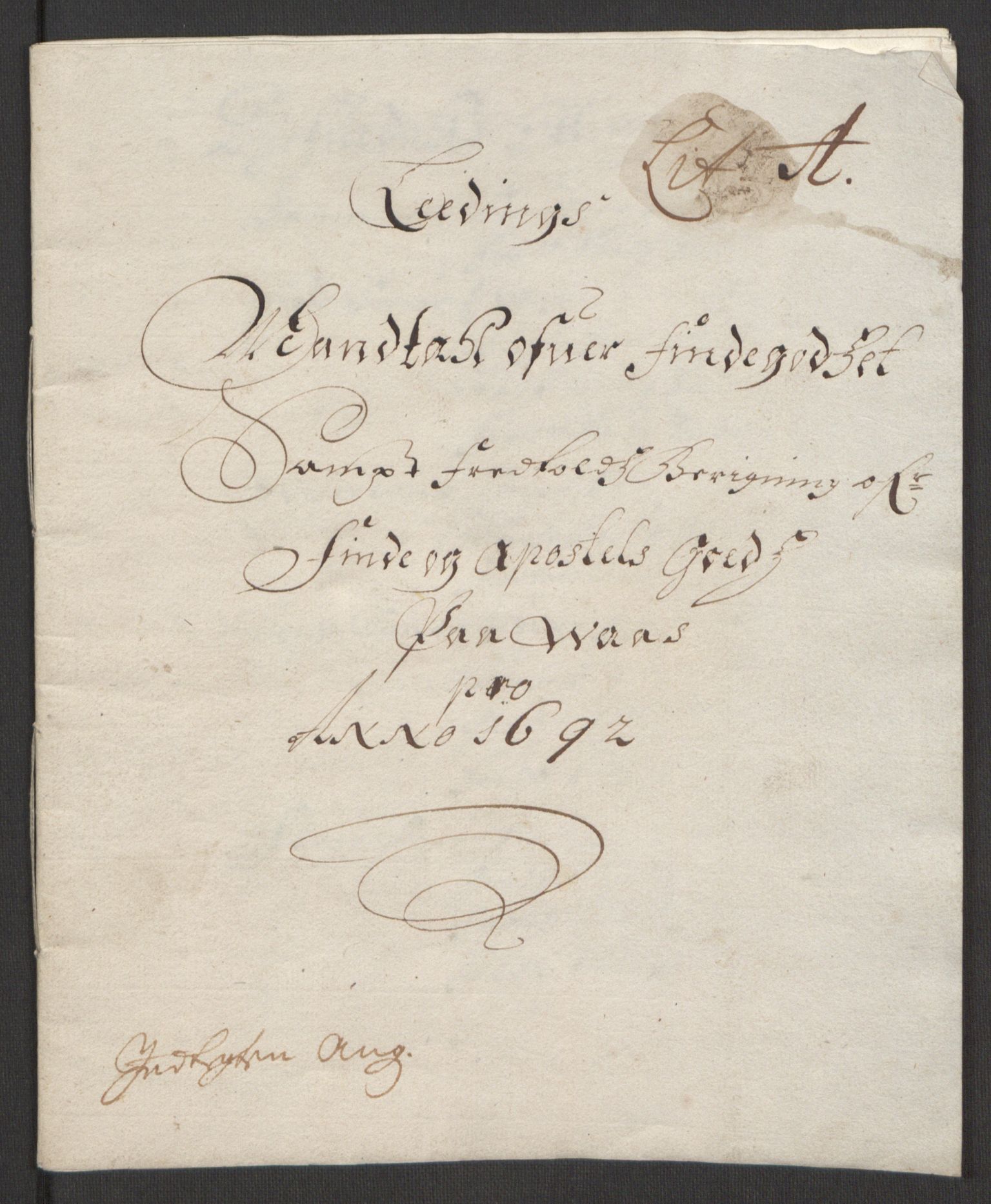 Rentekammeret inntil 1814, Reviderte regnskaper, Fogderegnskap, RA/EA-4092/R51/L3181: Fogderegnskap Nordhordland og Voss, 1691-1692, p. 204