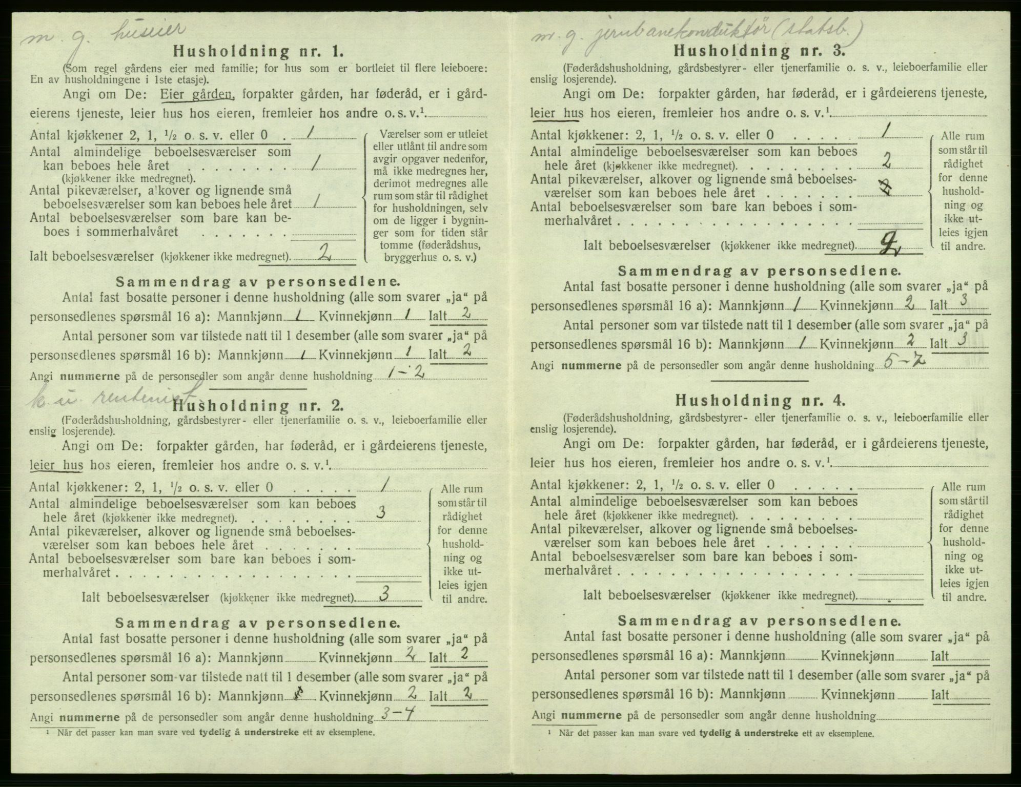 SAB, 1920 census for Fana, 1920, p. 1637