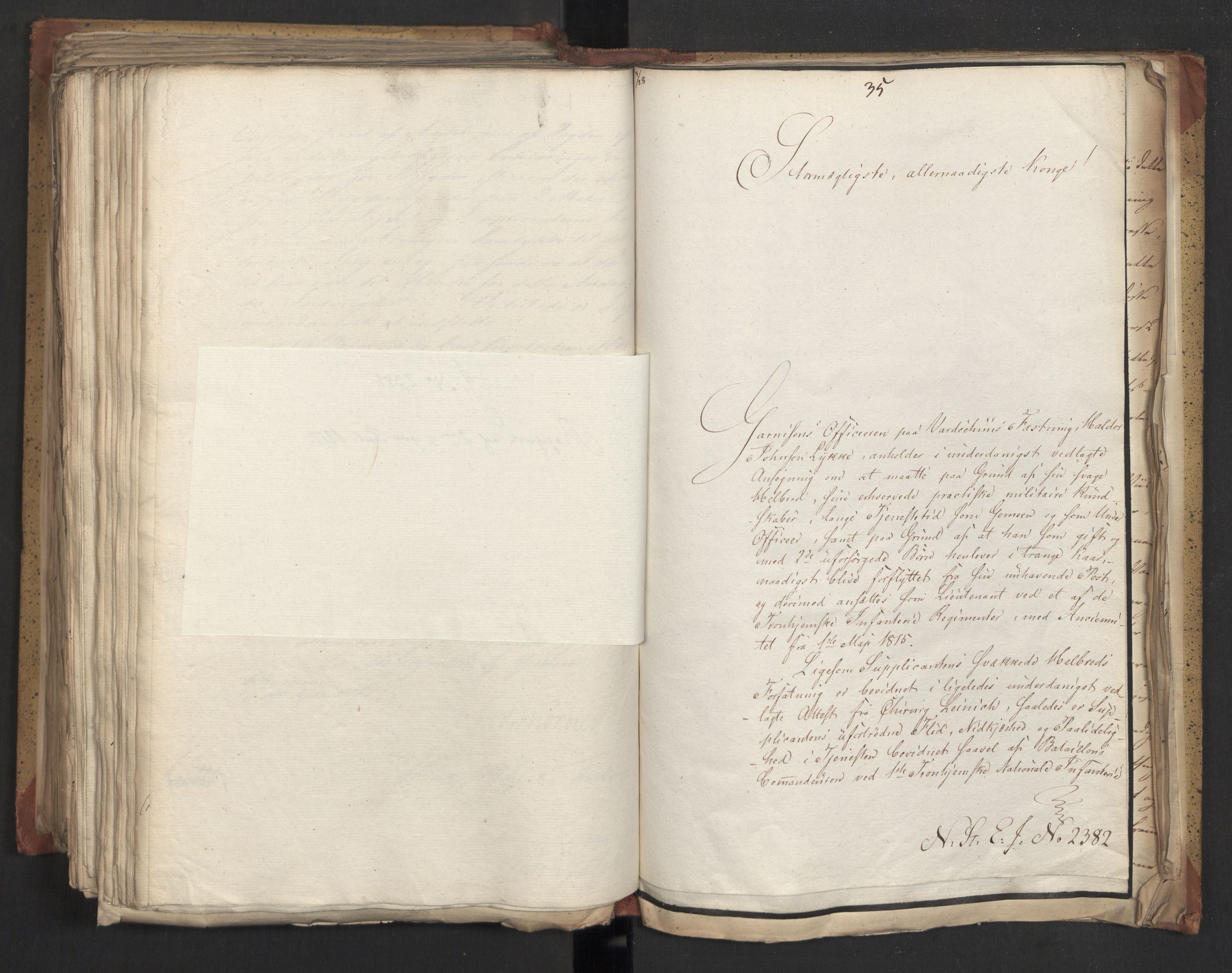 Statsrådsavdelingen i Stockholm, AV/RA-S-1003/D/Da/L0010: Regjeringsinnstillinger nr. 2219-2392, 1817, p. 429
