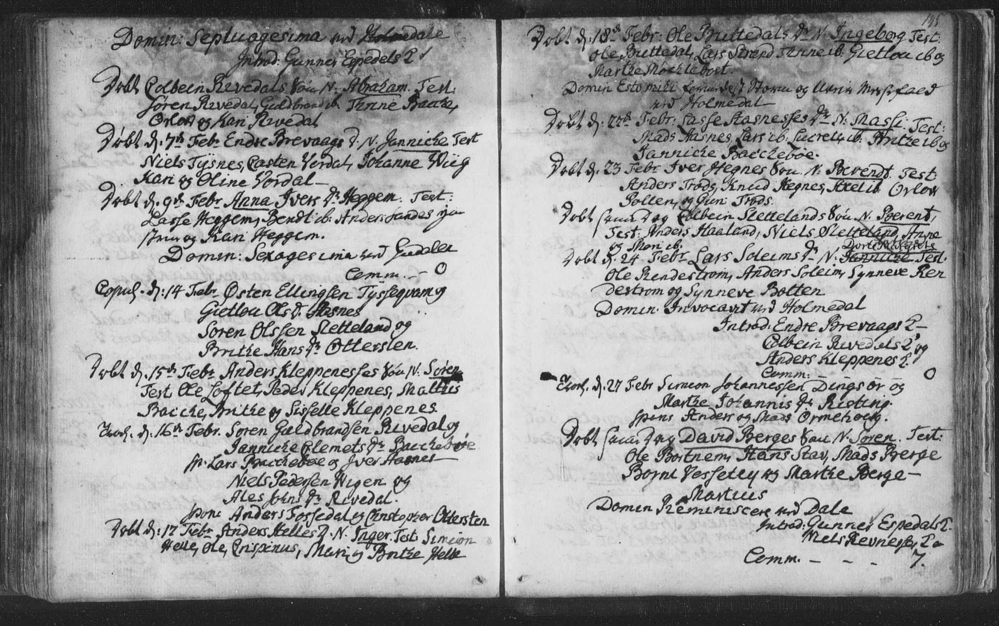 Fjaler sokneprestembete, SAB/A-79801/H/Haa/Haaa/L0002: Parish register (official) no. A 2, 1779-1798, p. 145