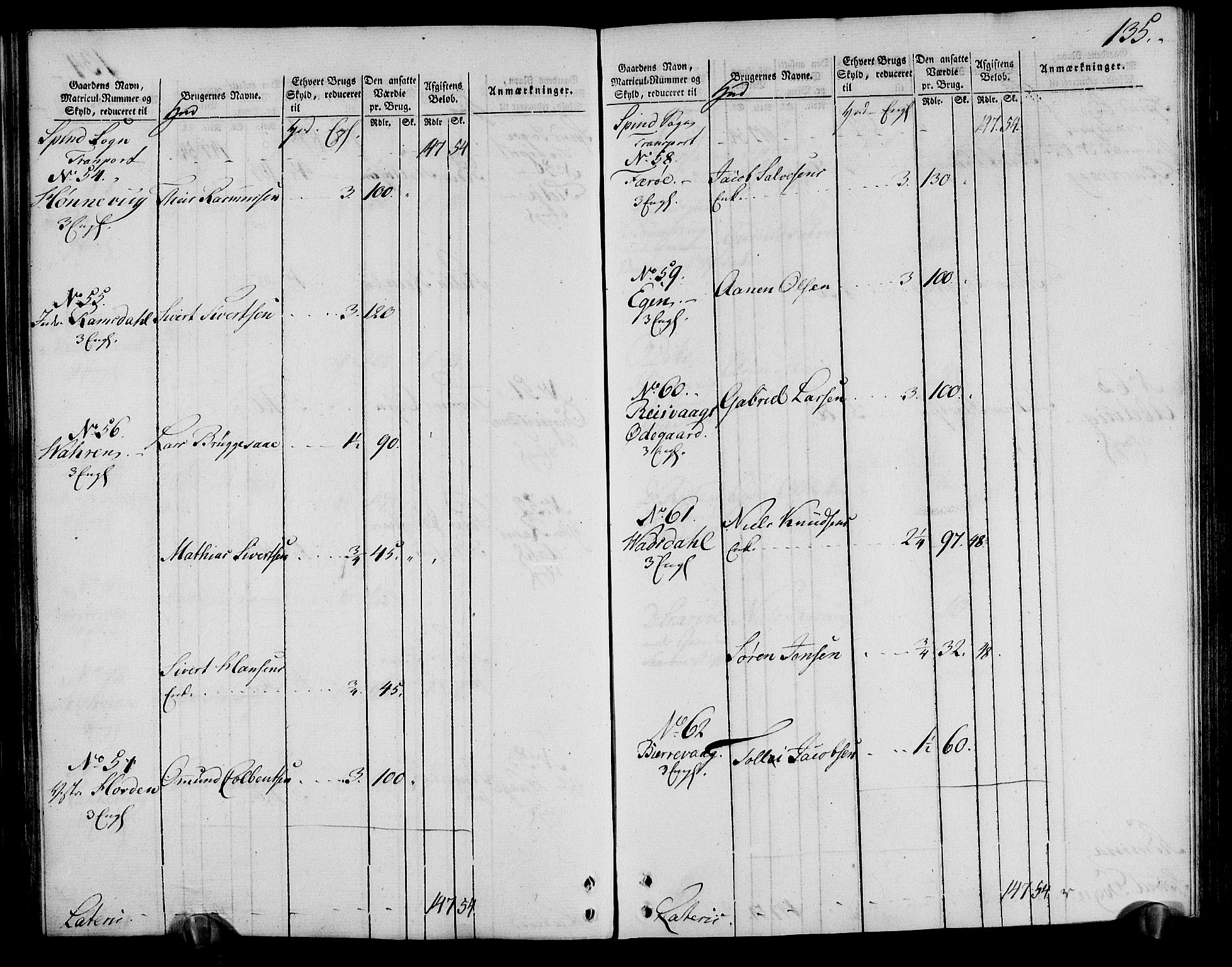 Rentekammeret inntil 1814, Realistisk ordnet avdeling, AV/RA-EA-4070/N/Ne/Nea/L0095: Lista fogderi. Oppebørselsregister, 1803-1804, p. 140