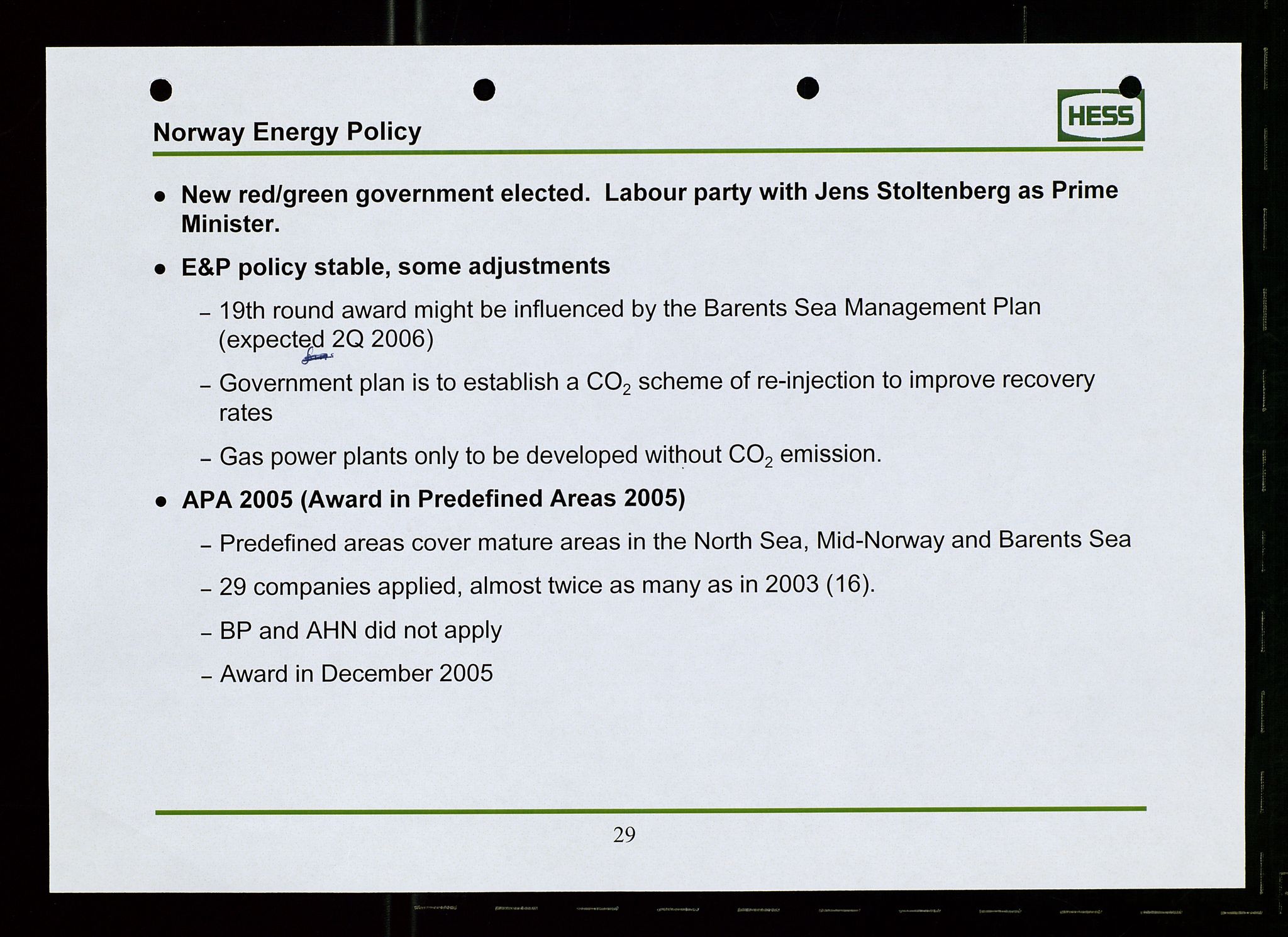 Pa 1766 - Hess Norge AS, AV/SAST-A-102451/A/Aa/L0005: Referater og sakspapirer, 2002-2005, p. 446