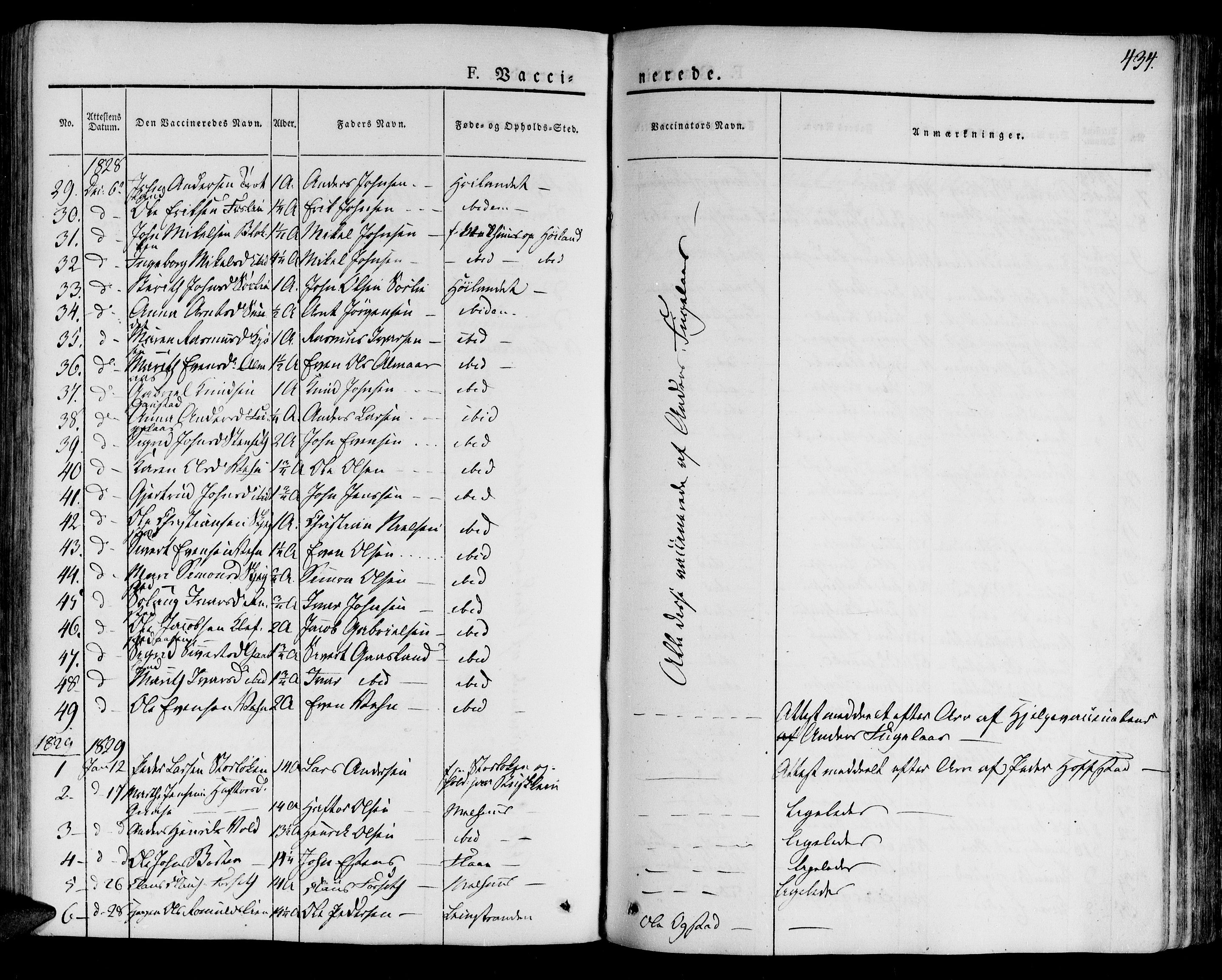 Ministerialprotokoller, klokkerbøker og fødselsregistre - Sør-Trøndelag, SAT/A-1456/691/L1070: Parish register (official) no. 691A05 /1, 1826-1841, p. 434