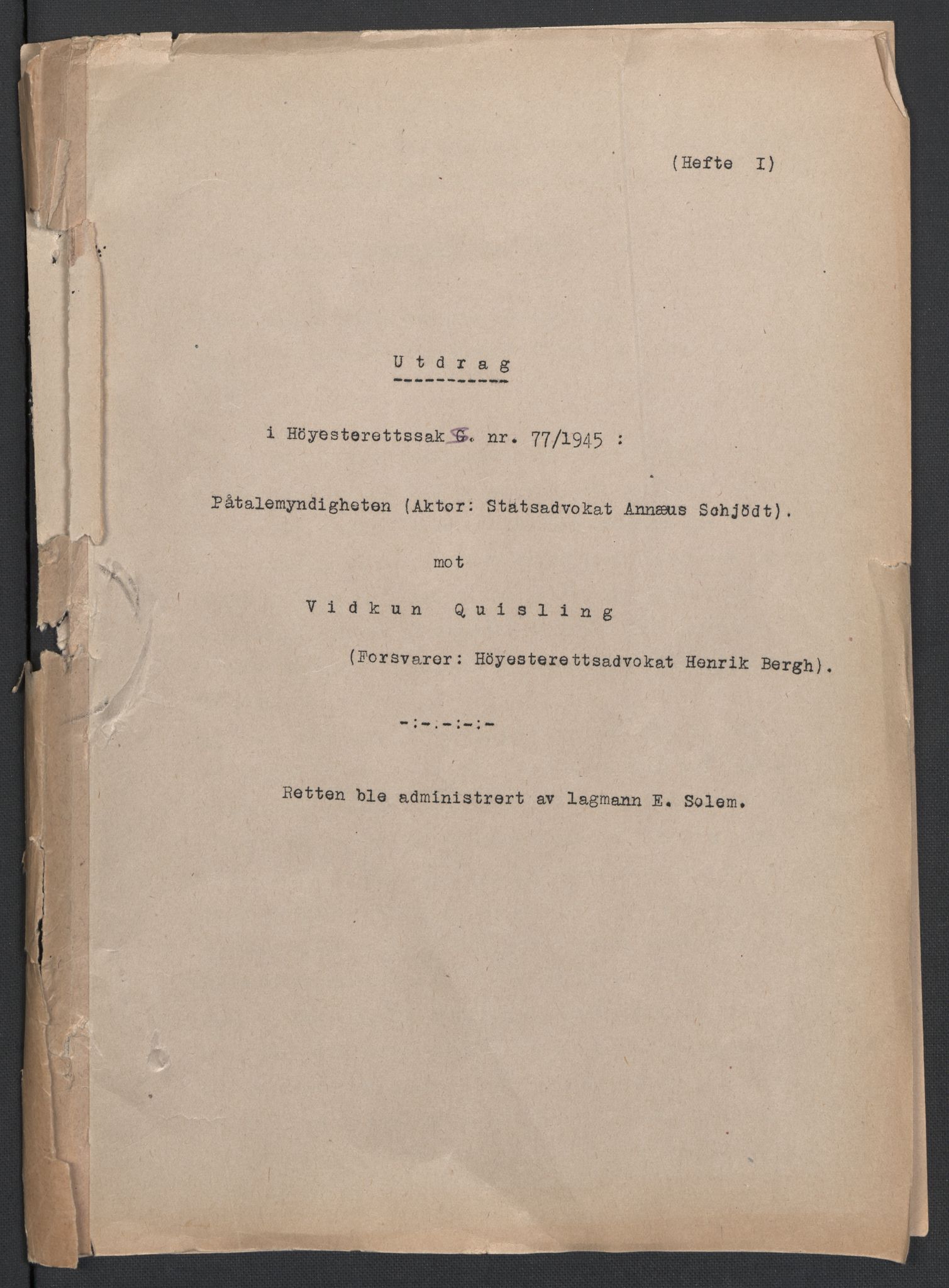 Landssvikarkivet, Oslo politikammer, RA/S-3138-01/D/Da/L0003: Dnr. 29, 1945, p. 3223