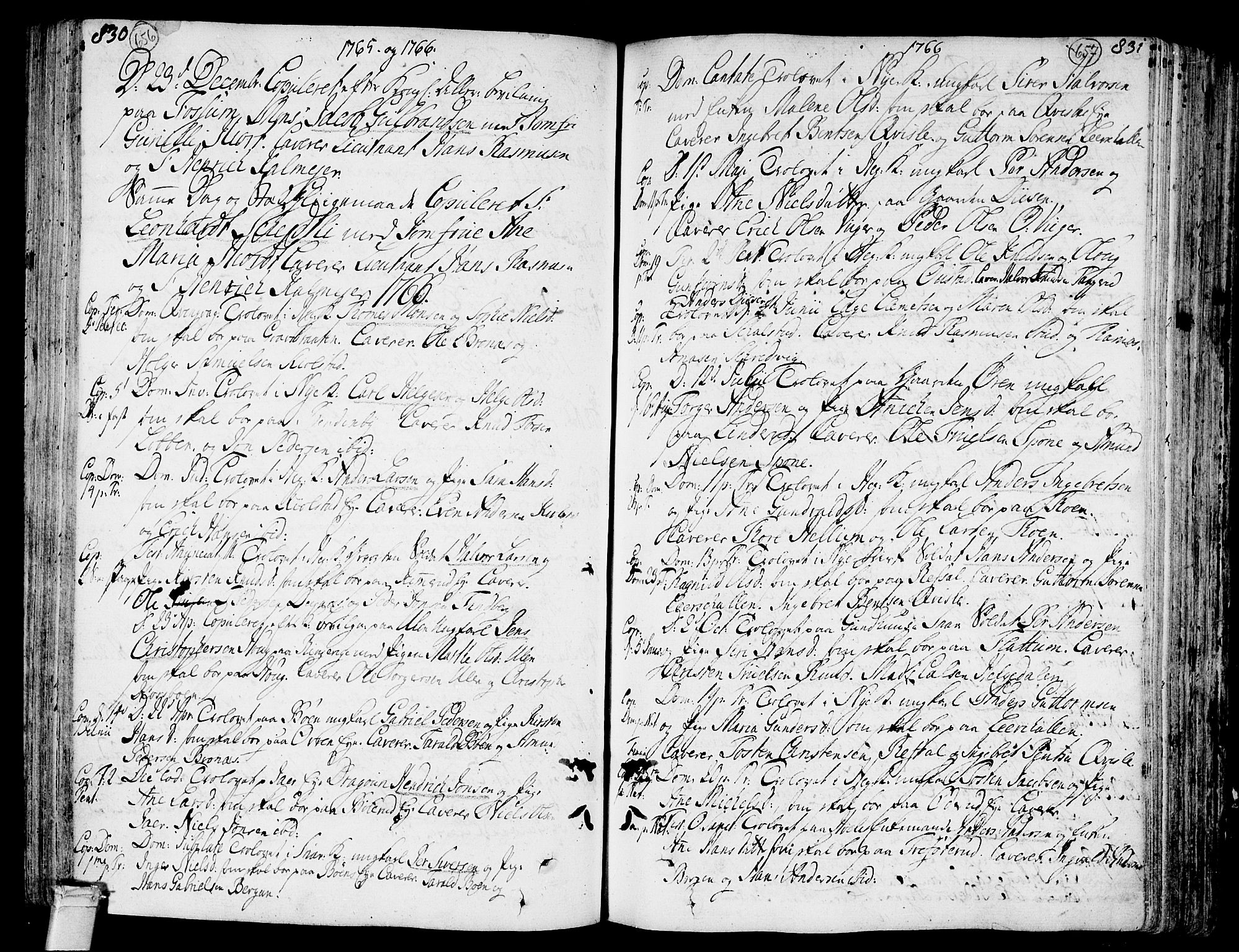 Modum kirkebøker, AV/SAKO-A-234/F/Fa/L0002: Parish register (official) no. 2, 1741-1782, p. 656-657