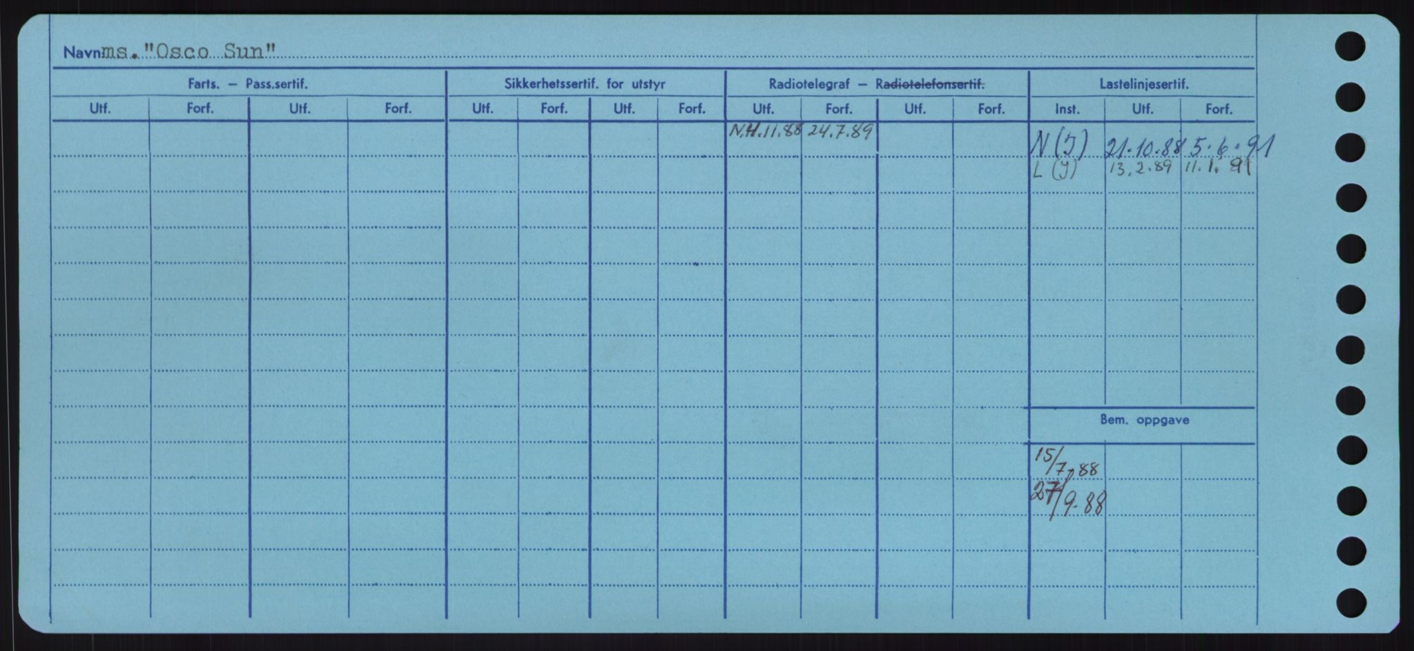 Sjøfartsdirektoratet med forløpere, Skipsmålingen, RA/S-1627/H/Hd/L0028: Fartøy, O, p. 428