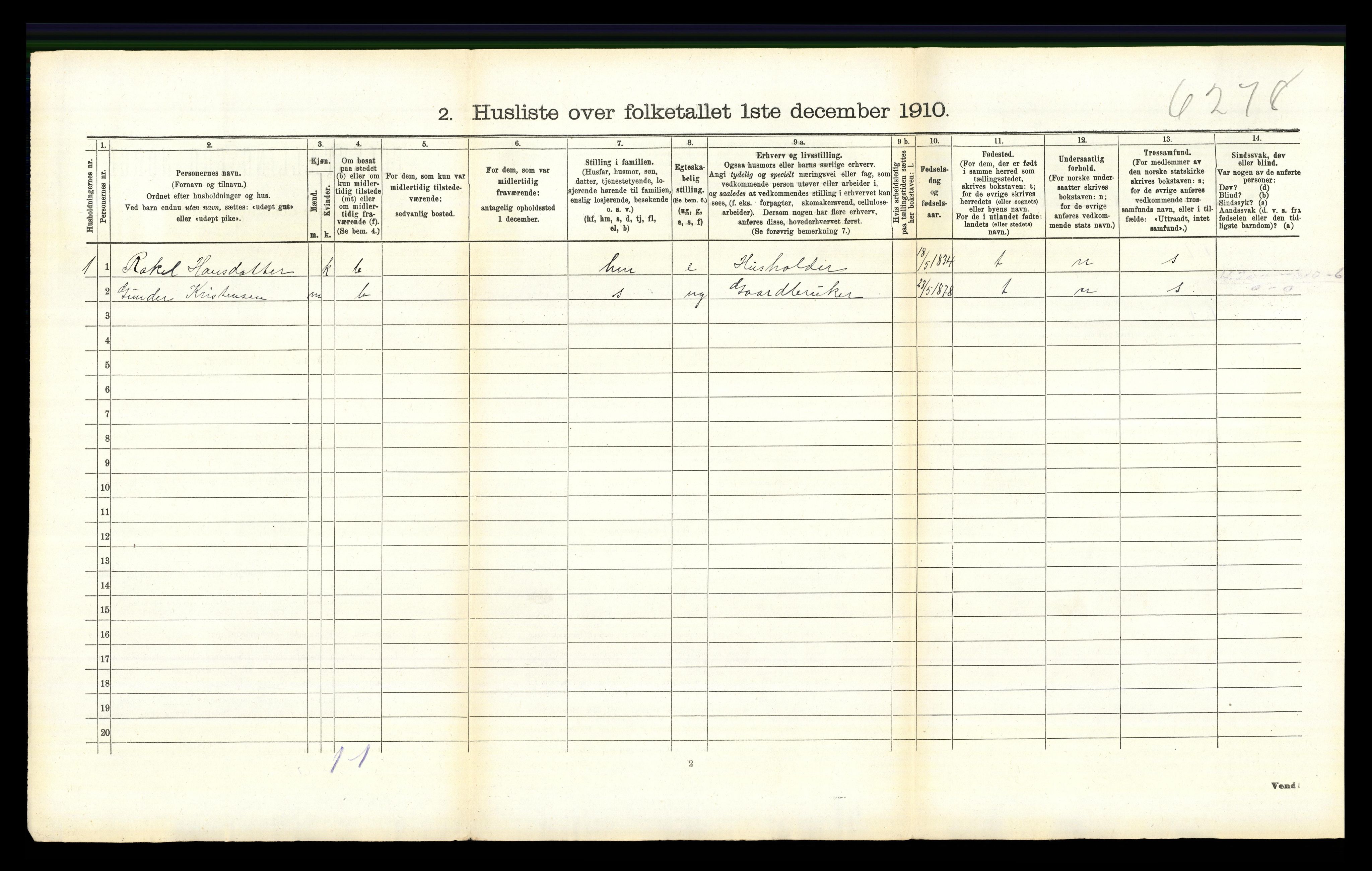 RA, 1910 census for Øyer, 1910, p. 908