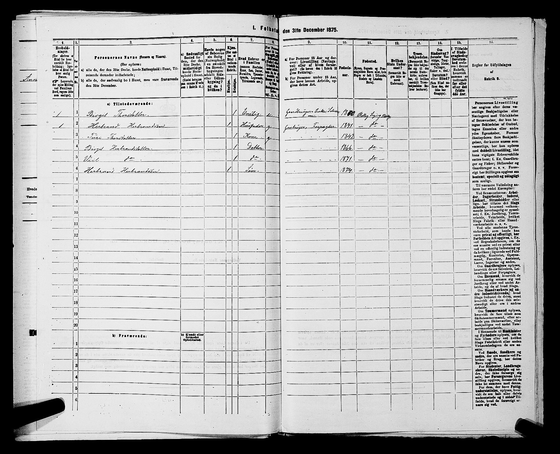 SAKO, 1875 census for 0632P Rollag, 1875, p. 557