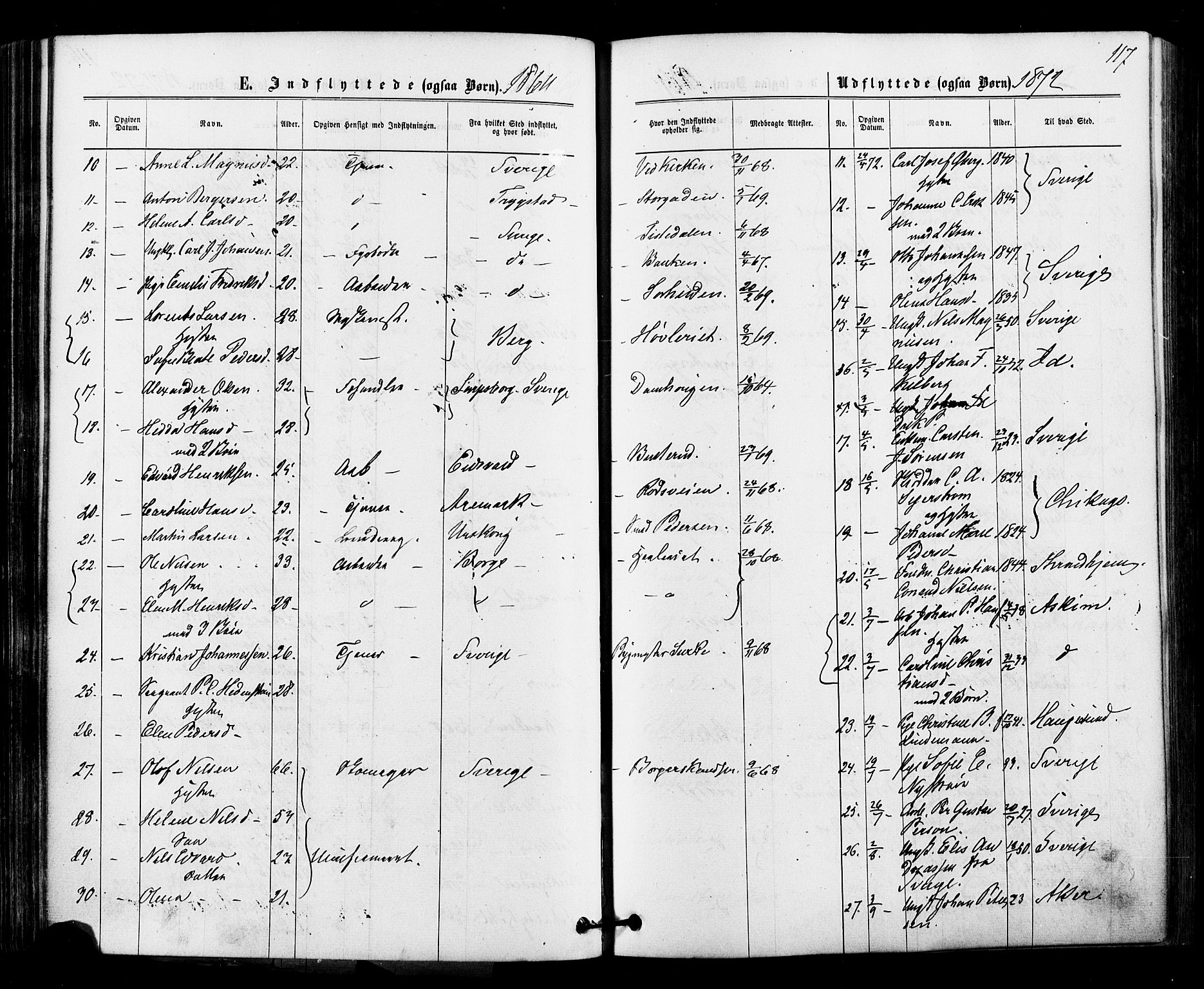 Halden prestekontor Kirkebøker, AV/SAO-A-10909/F/Fa/L0010: Parish register (official) no. I 10, 1866-1877, p. 117