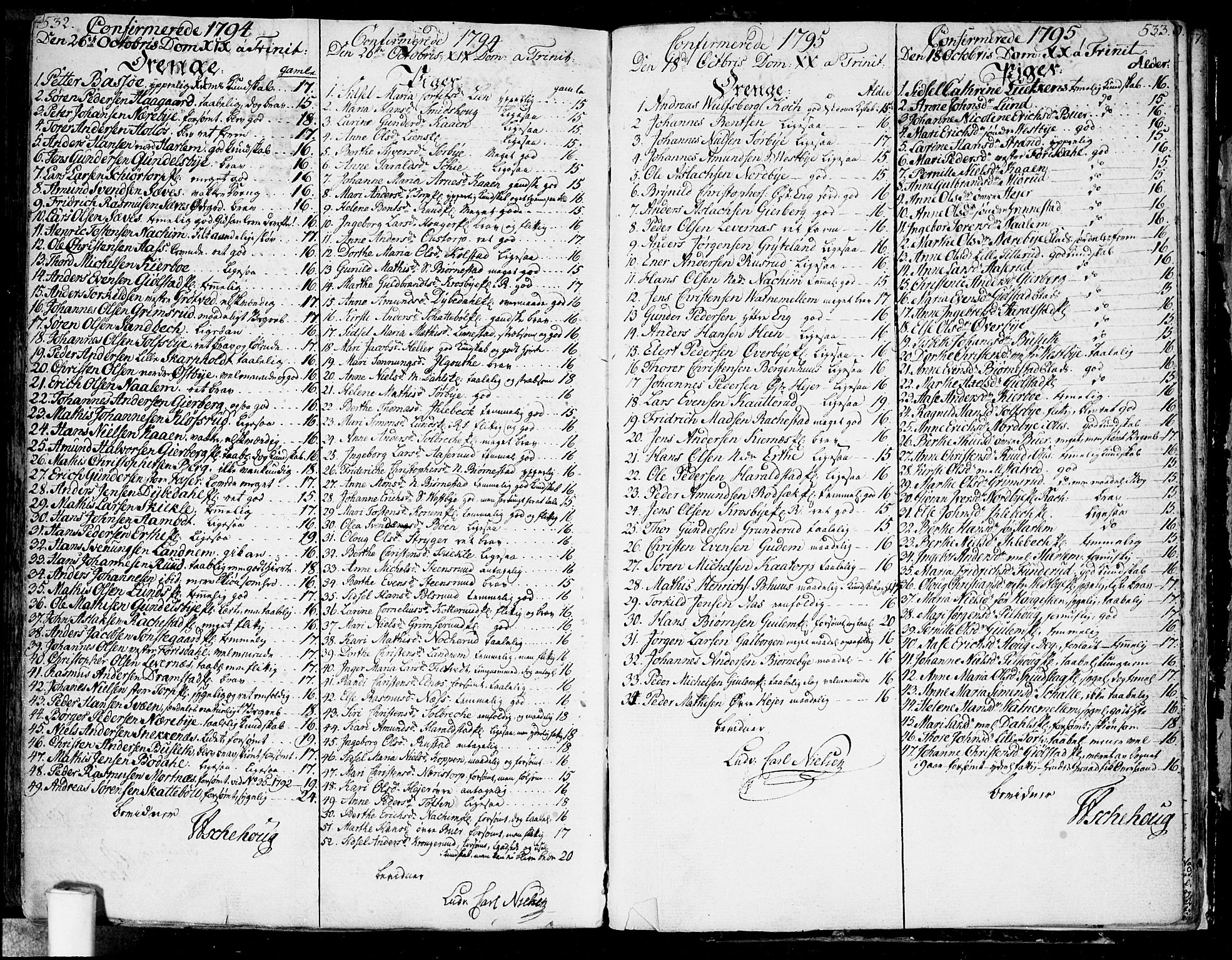Rakkestad prestekontor Kirkebøker, SAO/A-2008/F/Fa/L0005: Parish register (official) no. I 5, 1784-1814, p. 532-533