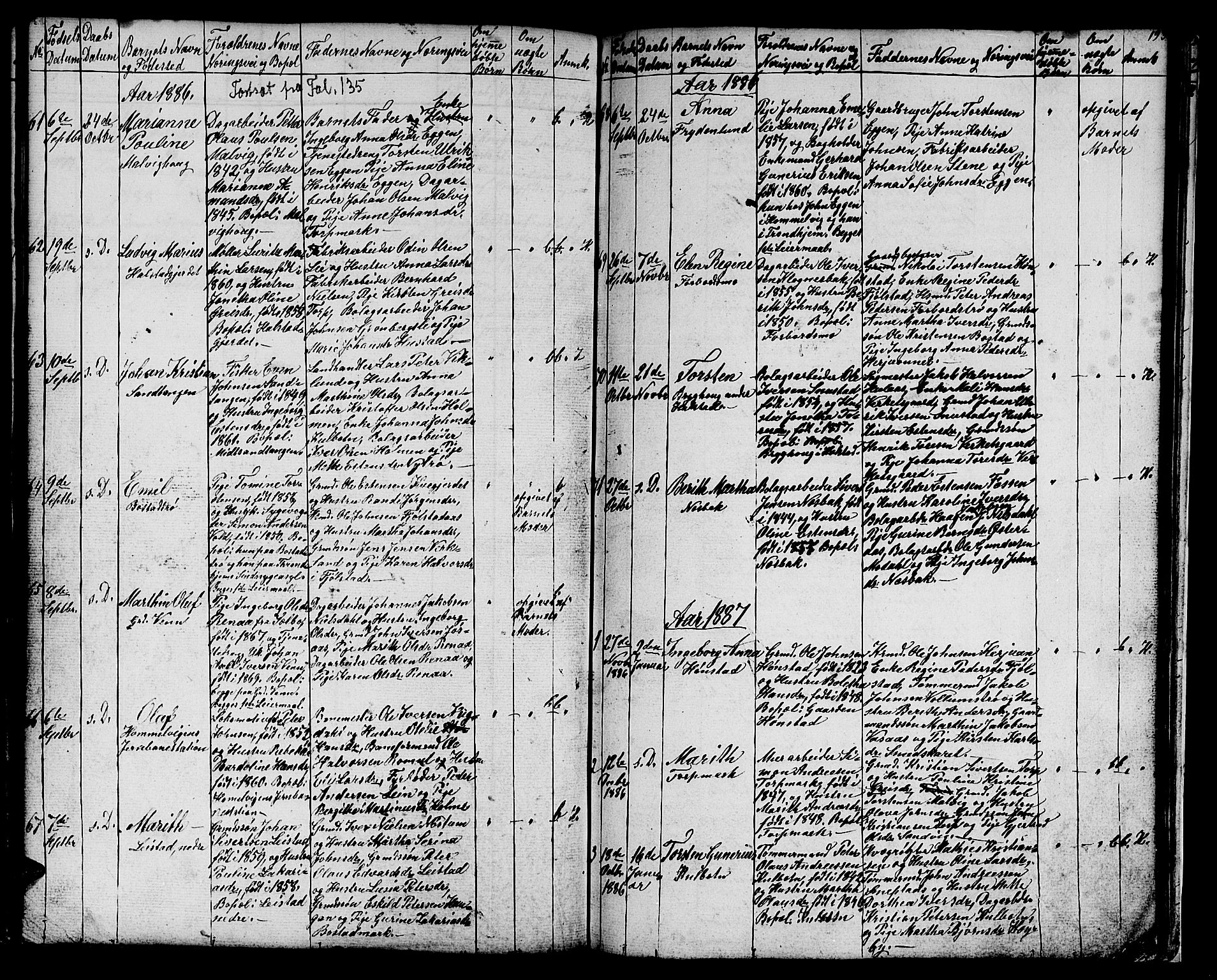 Ministerialprotokoller, klokkerbøker og fødselsregistre - Sør-Trøndelag, SAT/A-1456/616/L0422: Parish register (copy) no. 616C05, 1850-1888, p. 193