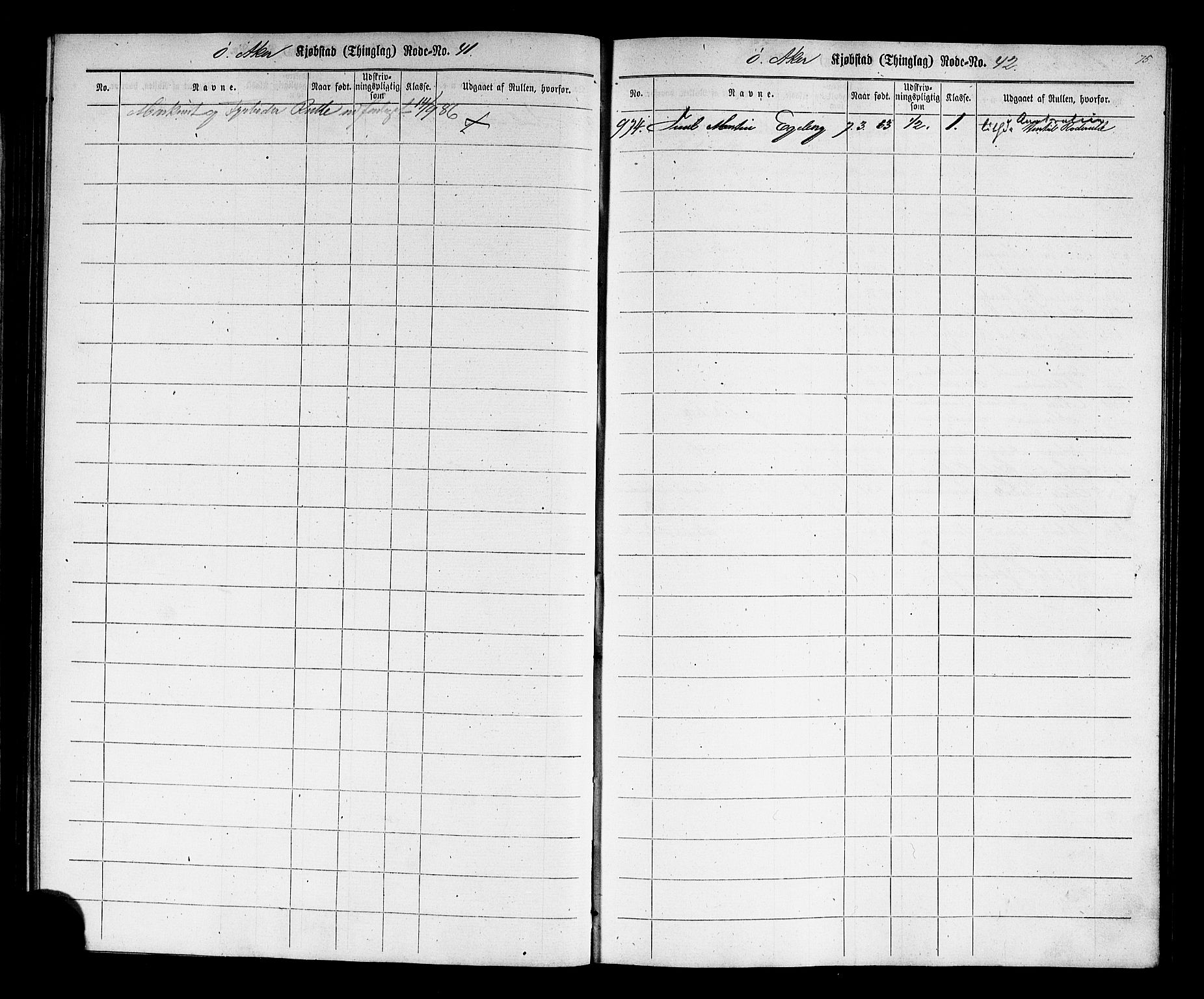 Oslo mønstringskontor, SAO/A-10569g/F/Fc/Fcc/L0001: Utskrivningsregisterrulle, 1860, p. 78