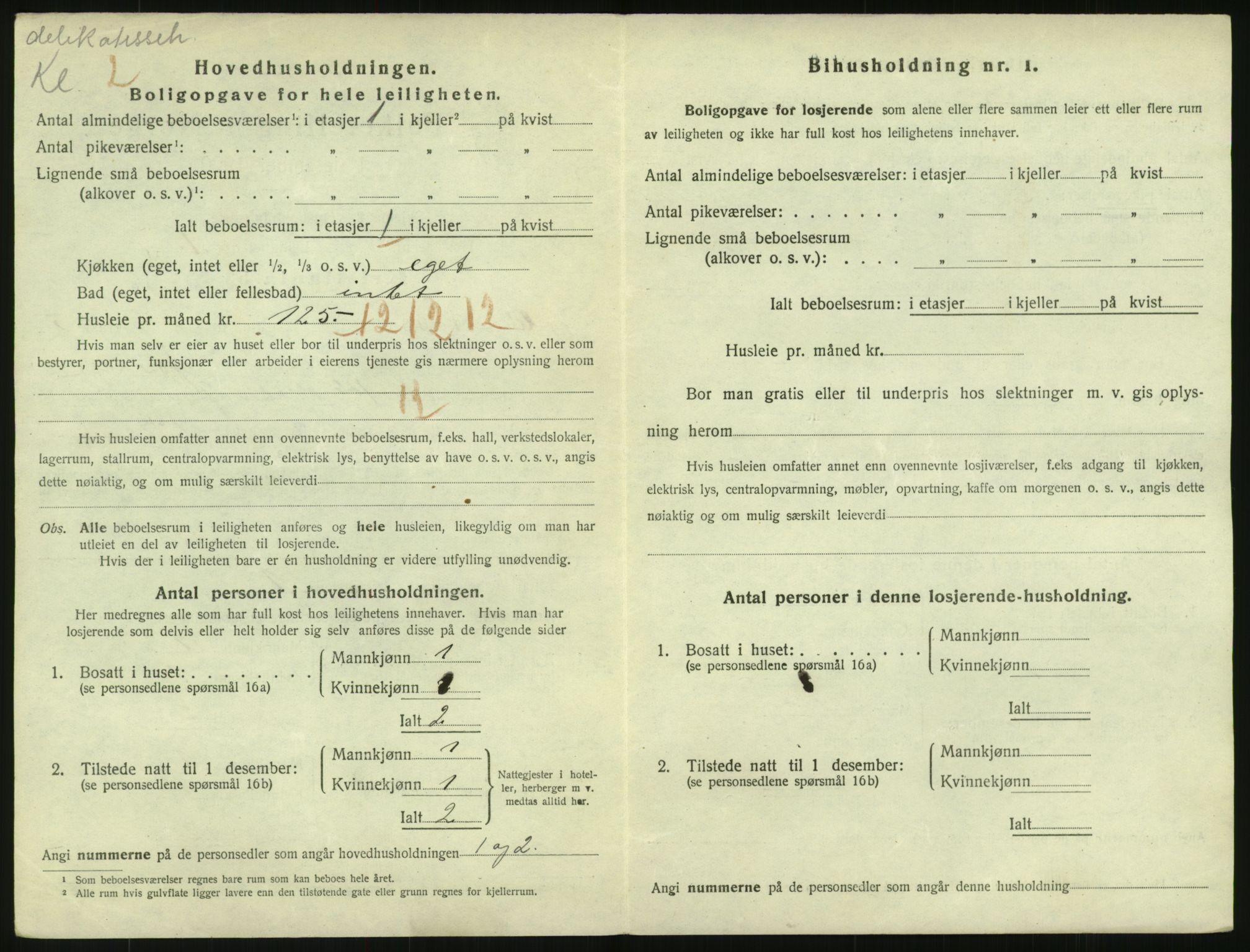 SAO, 1920 census for Kristiania, 1920, p. 52345