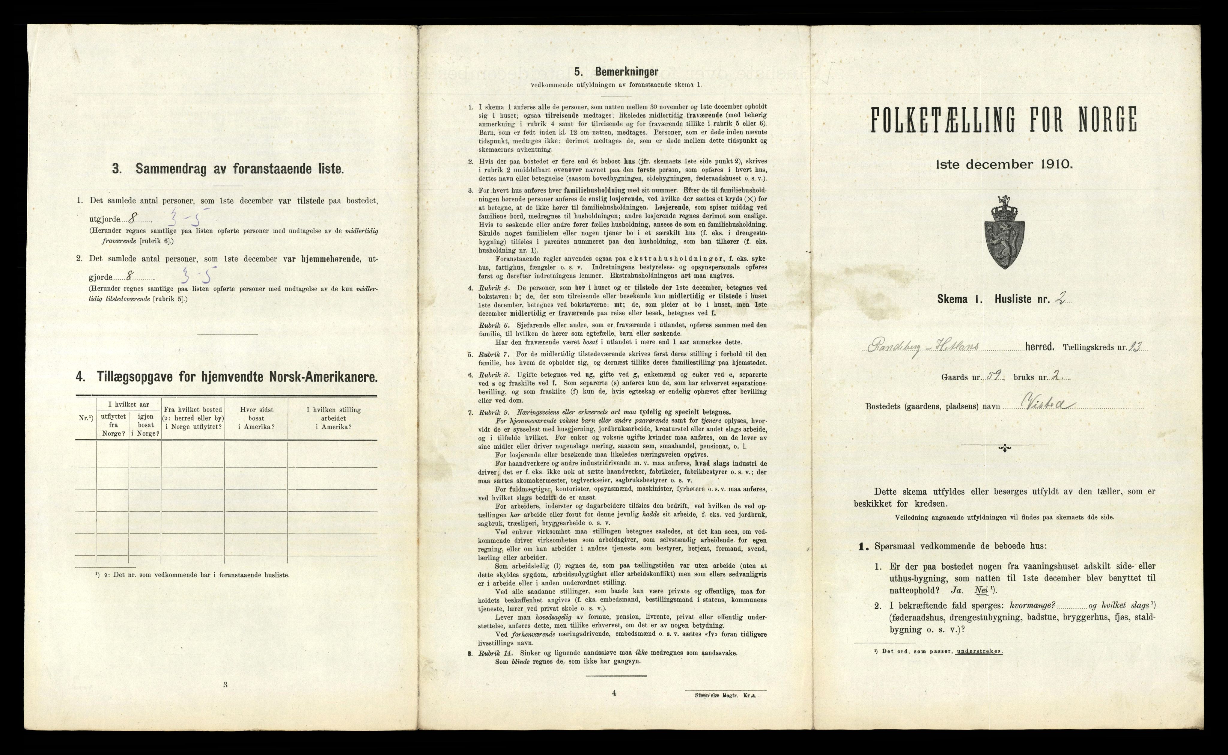 RA, 1910 census for Hetland, 1910, p. 2009