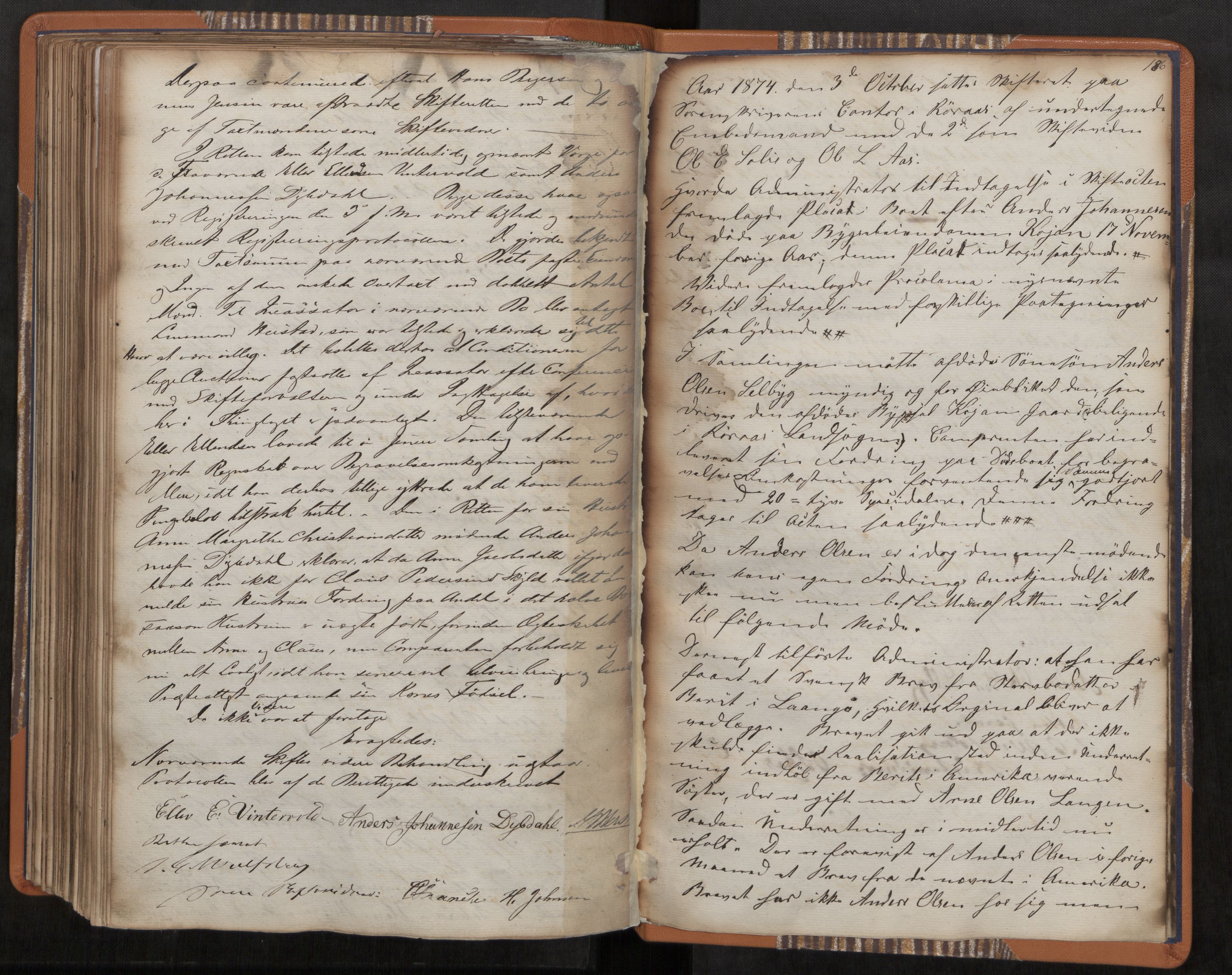 Røros sorenskriveri, AV/SAT-A-0023/3/3B/L0002: Skifteforhandlingsprotokoll, 1851-1874, p. 186