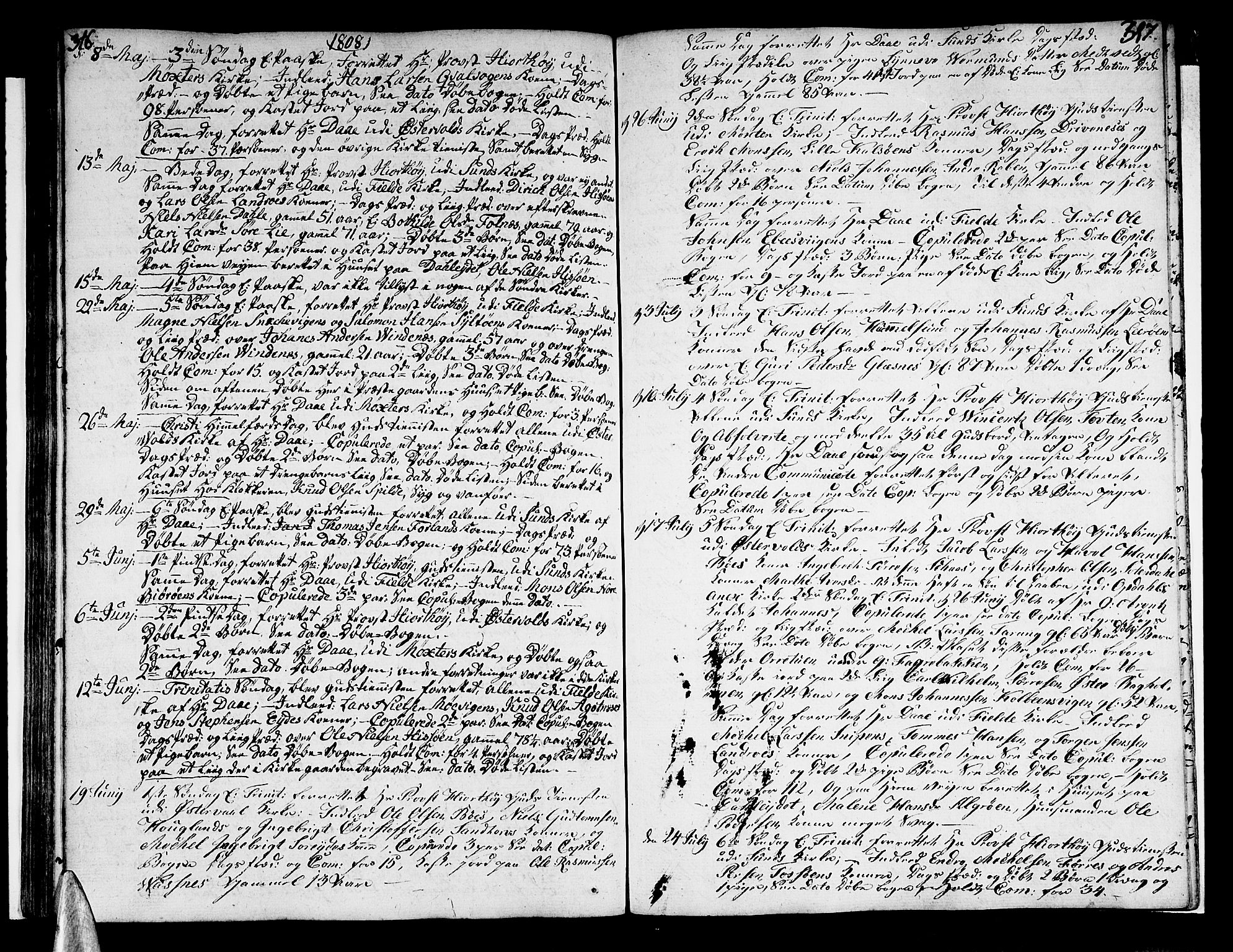 Sund sokneprestembete, AV/SAB-A-99930: Parish register (official) no. A 7, 1796-1815, p. 316-317