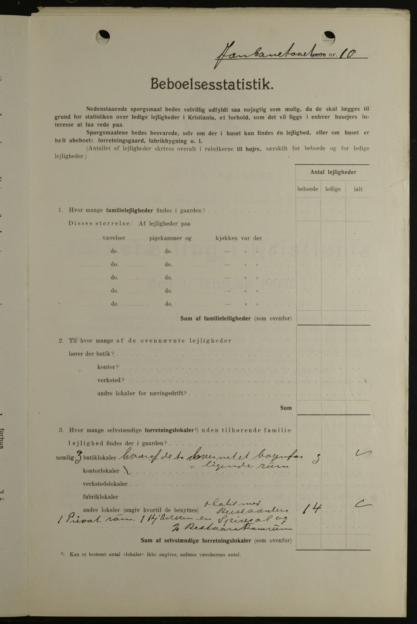 OBA, Municipal Census 1908 for Kristiania, 1908, p. 41951