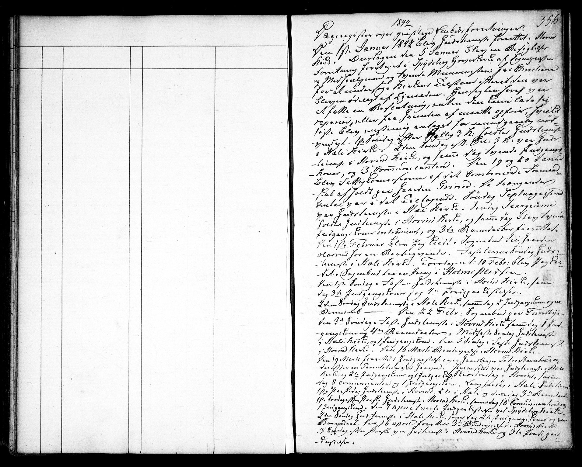Spydeberg prestekontor Kirkebøker, SAO/A-10924/F/Fa/L0005: Parish register (official) no. I 5, 1842-1862, p. 356