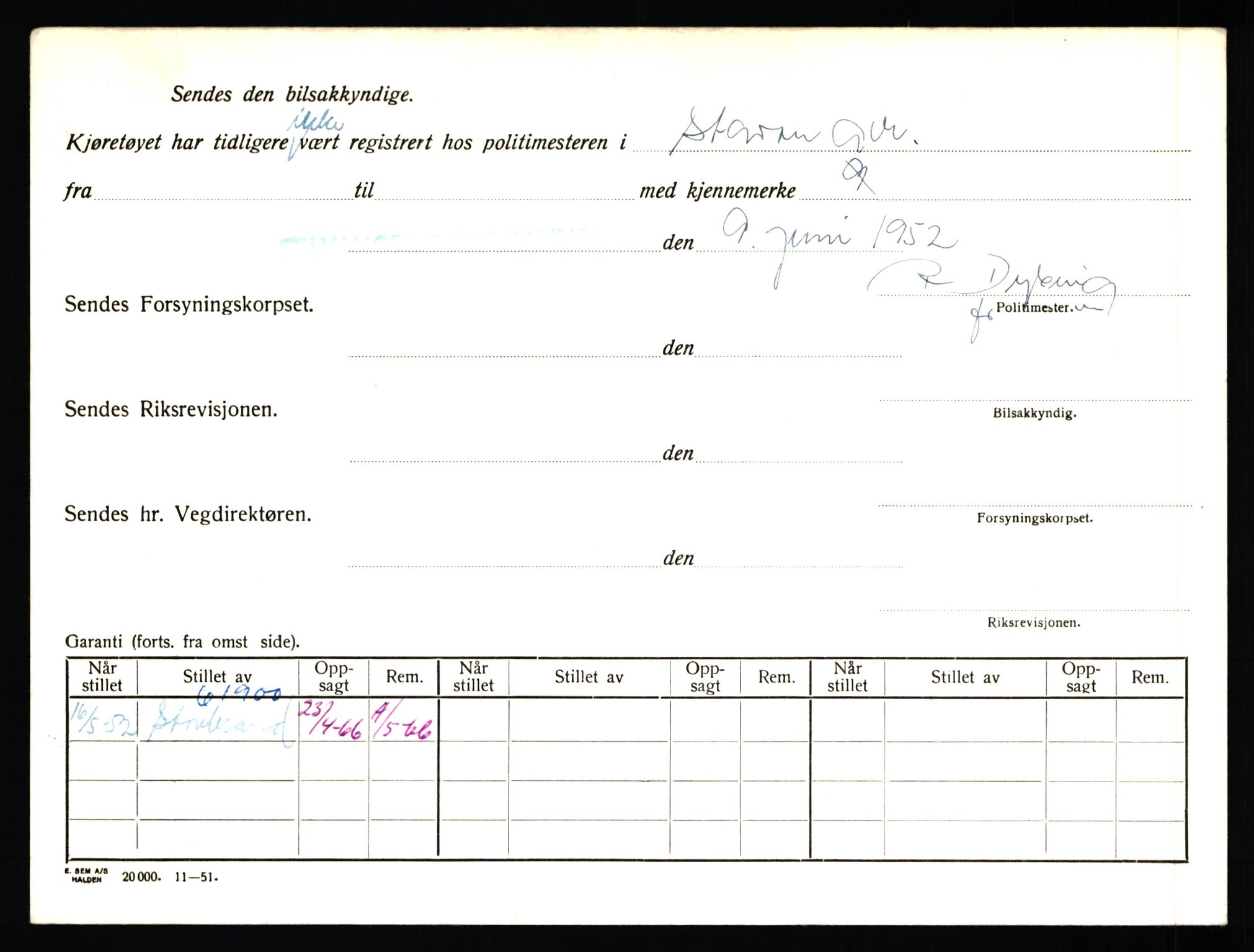 Stavanger trafikkstasjon, SAST/A-101942/0/F/L0007: L-2150 - L-2549, 1930-1971, p. 594