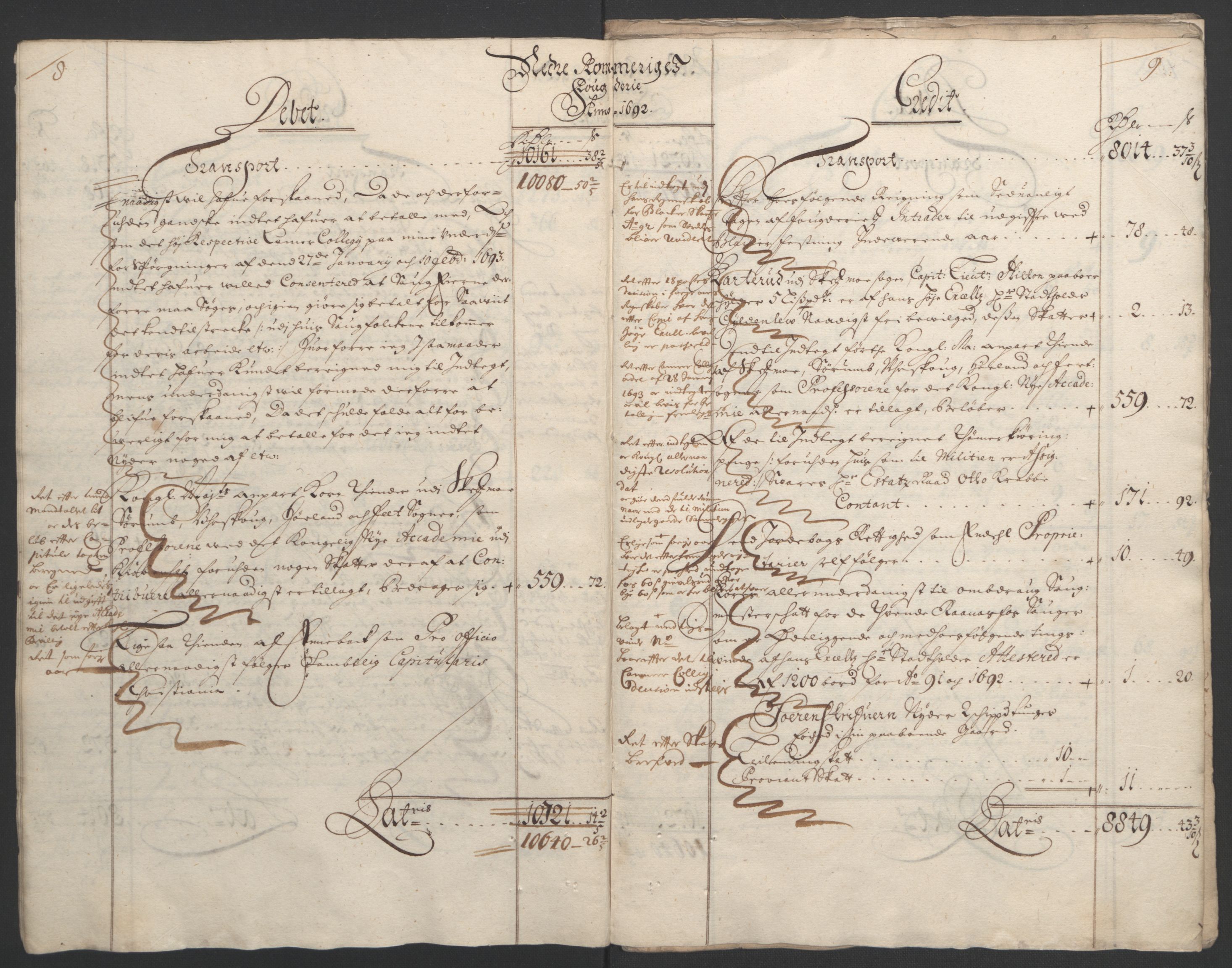 Rentekammeret inntil 1814, Reviderte regnskaper, Fogderegnskap, AV/RA-EA-4092/R11/L0577: Fogderegnskap Nedre Romerike, 1692, p. 8