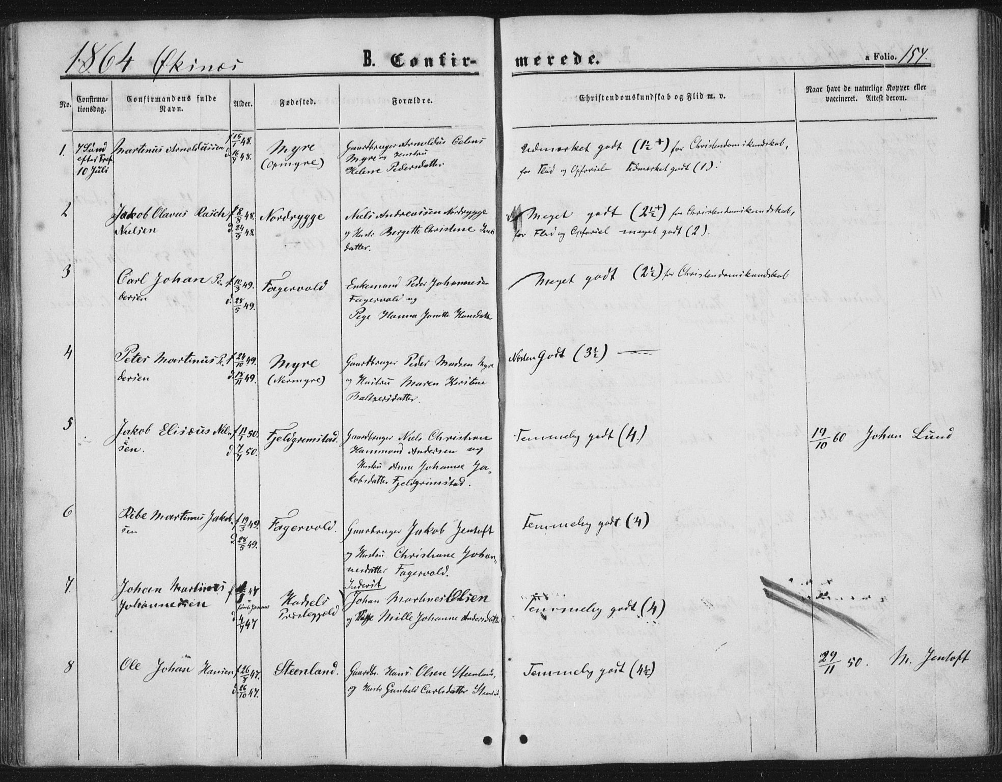 Ministerialprotokoller, klokkerbøker og fødselsregistre - Nordland, AV/SAT-A-1459/893/L1333: Parish register (official) no. 893A06, 1858-1866, p. 154